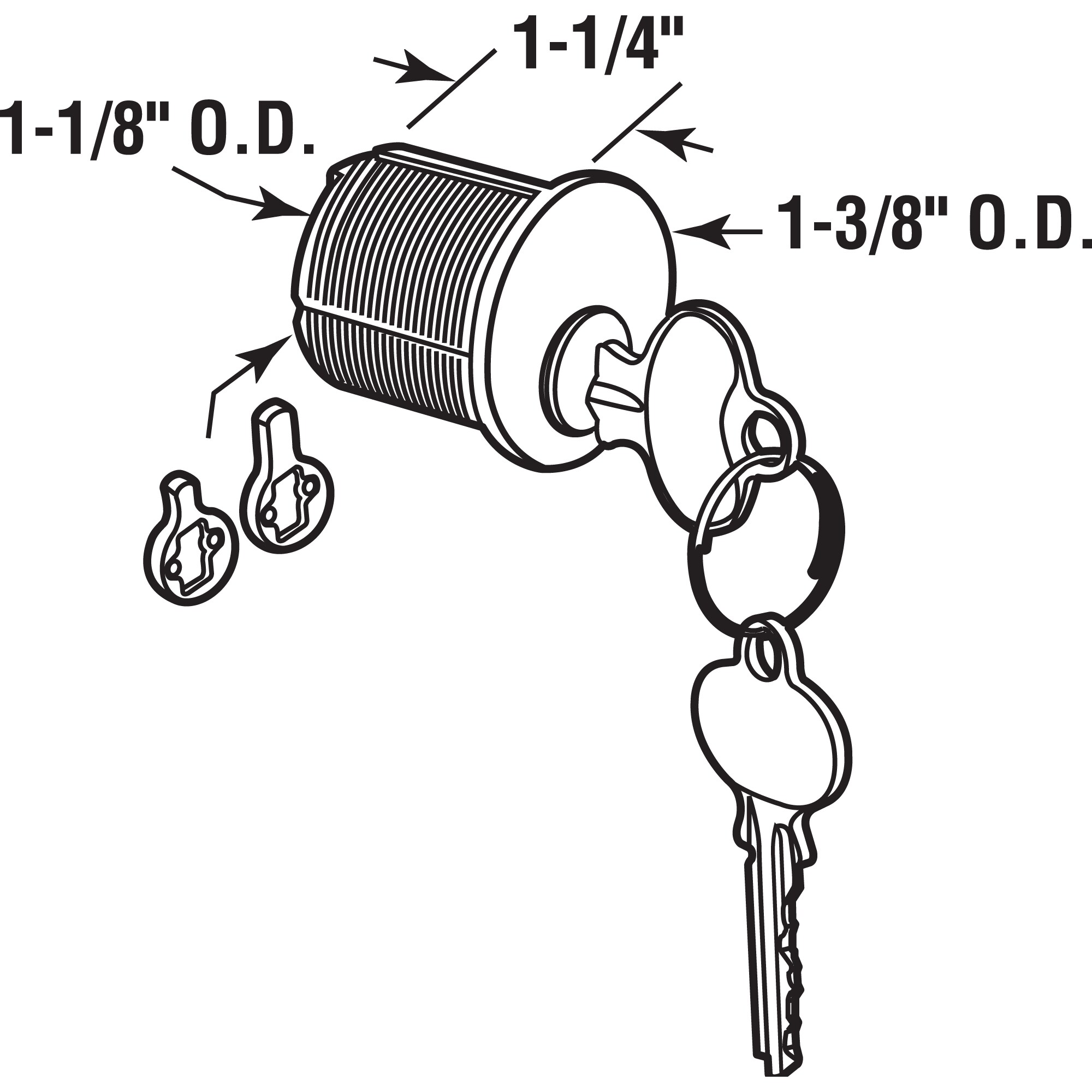 Gatehouse E 2562-L Screen-Storm-Door-Hinges - View #2