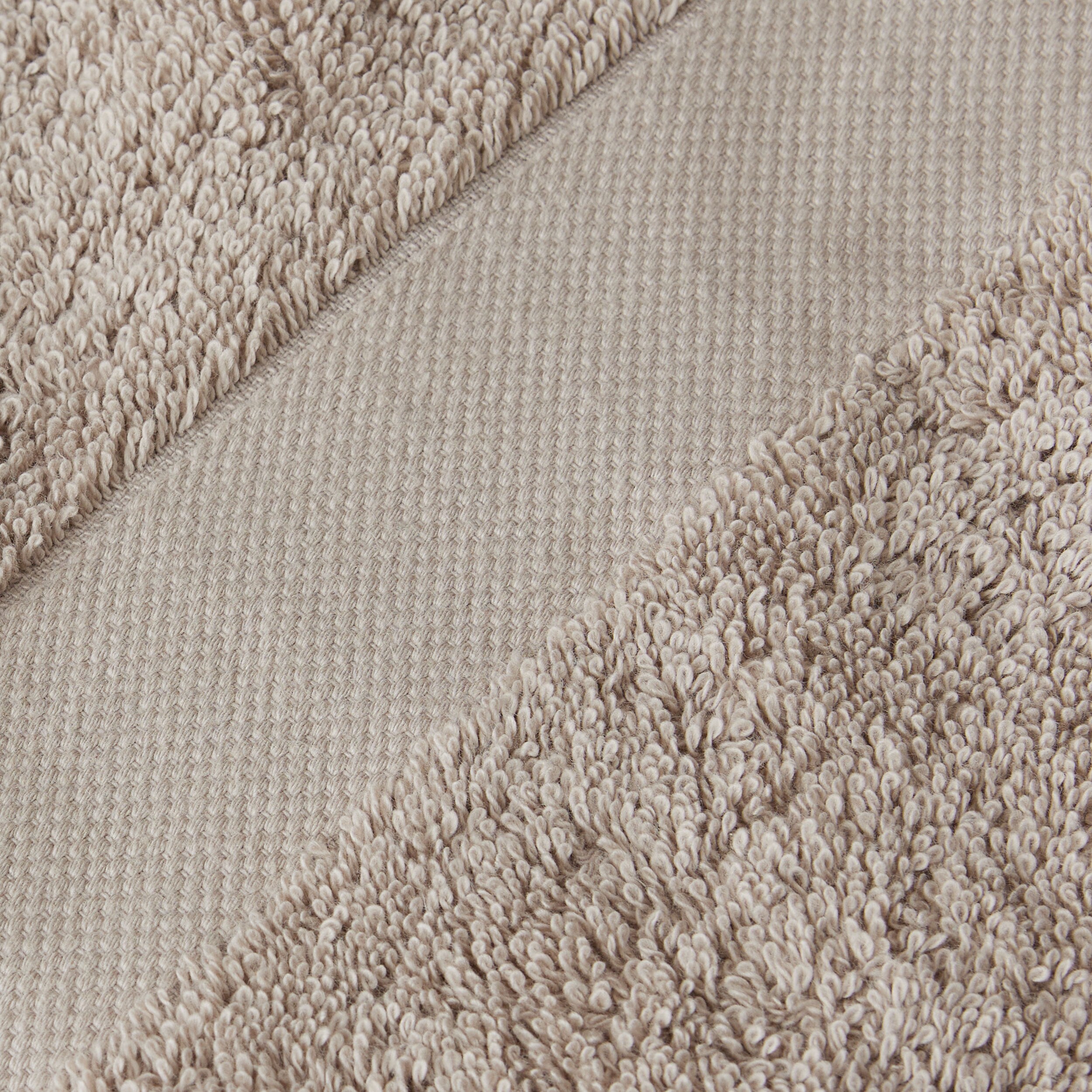 allen + roth Taupe Cotton Bath Towel in the Bathroom Towels department ...