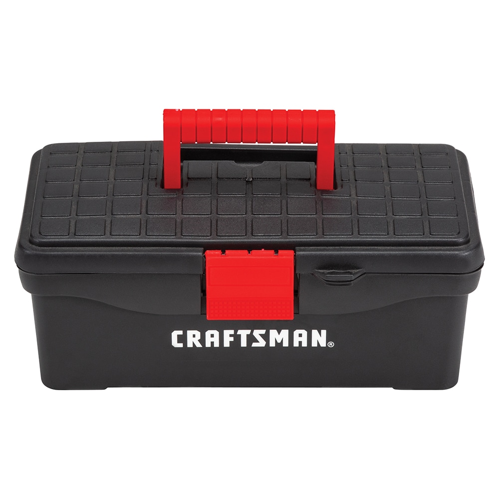 CRAFTSMAN Plastic Tool Box - 16-in - Red and Black CMST16901