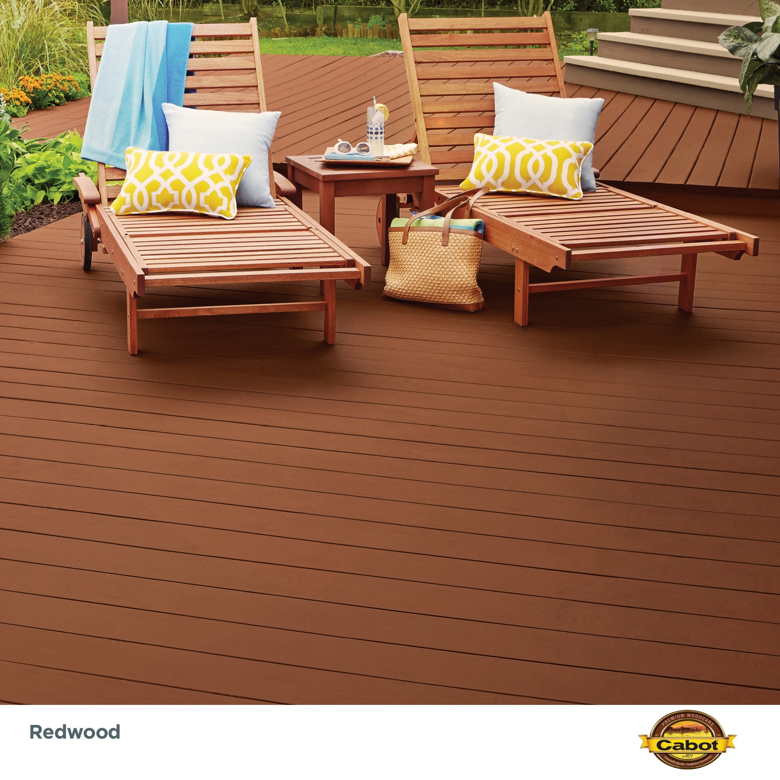 redwood deck paint