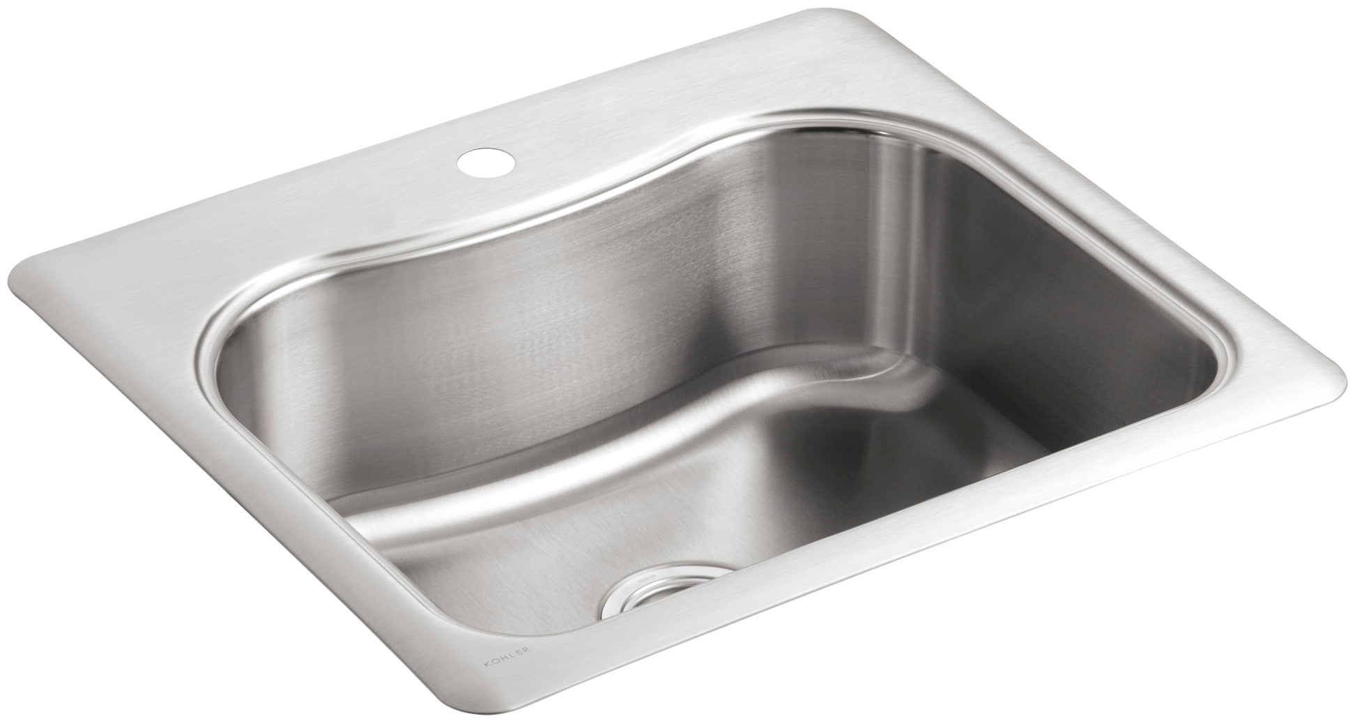 Kohler Staccato Drop In 25 In X 22 In Stainless Steel Single Bowl 1