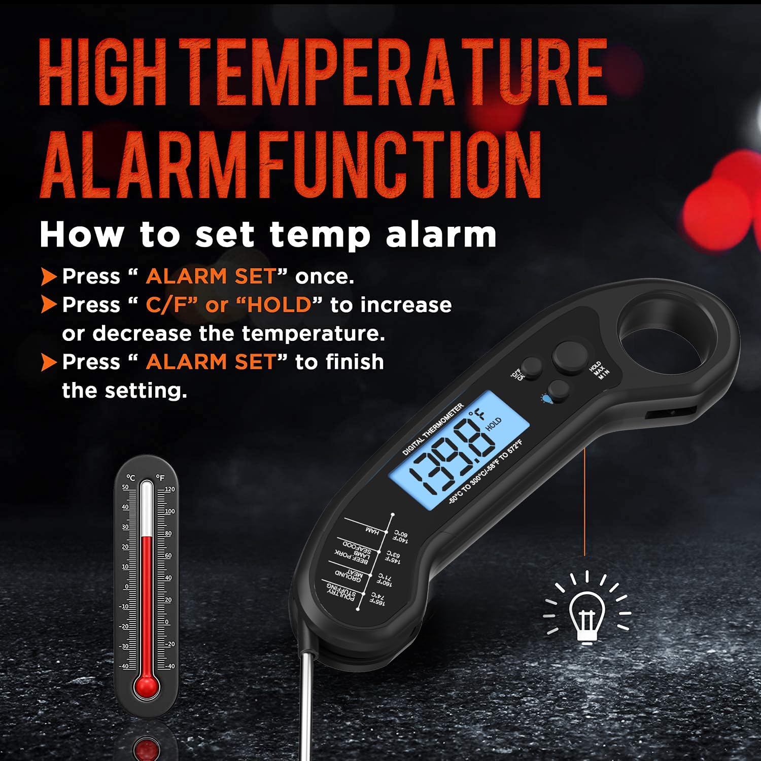 Etokfoks LETH33HBL Meat-Thermometers - View #4