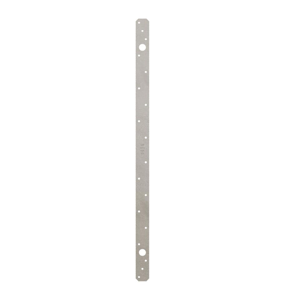 USP 24-in 18-Gauge Galvanized Steel Foundation Strap Wood To Wood in ...