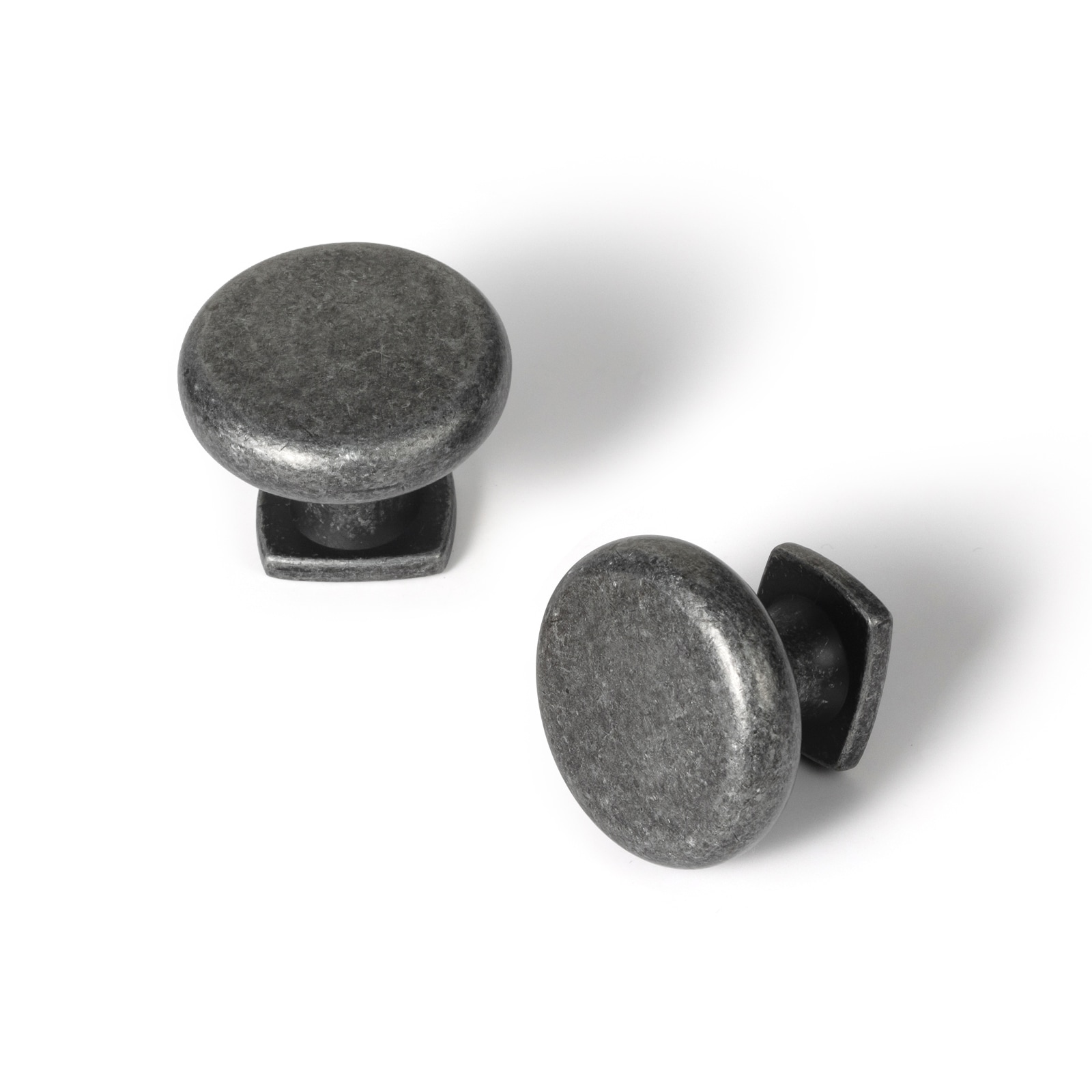 Miaokesen 9298GUTIE-DK-12 1-3/10-in Weathered Nickel Mushroom Classic Cabinet Knob 12 -Pack