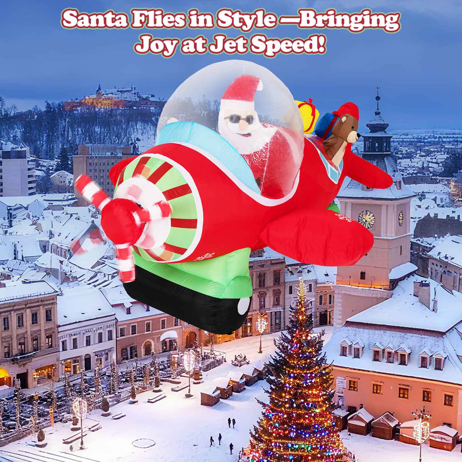 Costway CSHY002542 Christmas-Inflatables - View #6