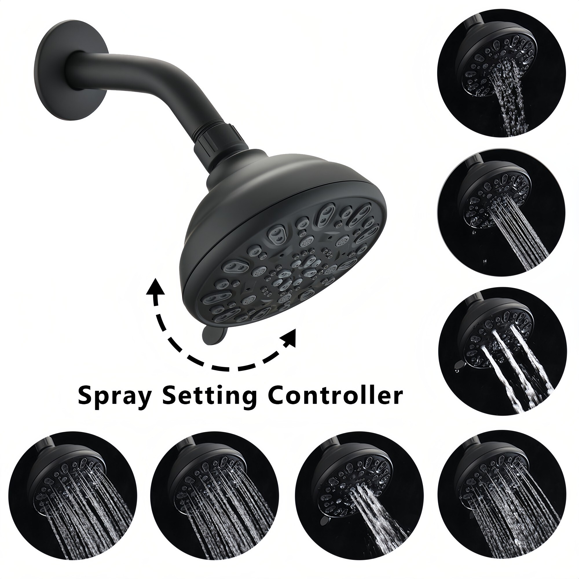 Numhew NHSEAN1605 Fixed-Showerhead - View #2