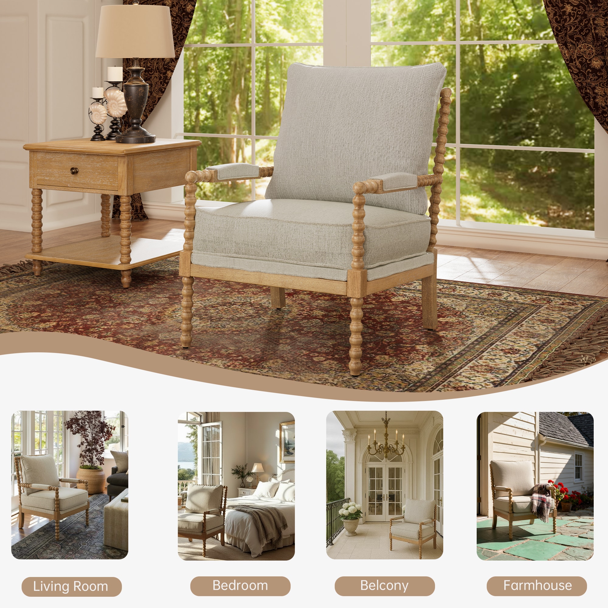 FARATI AC01-BEIGE chairs - View #5