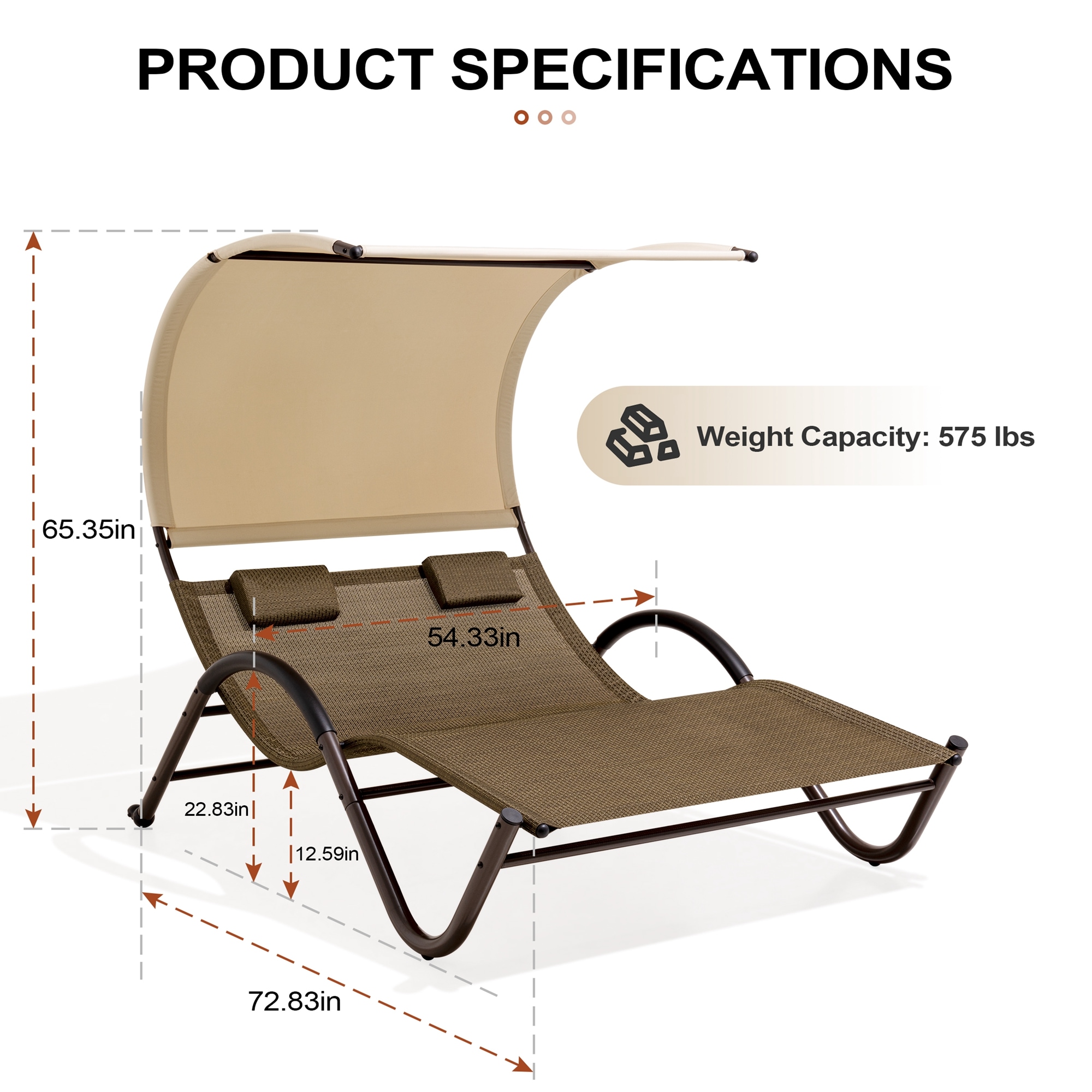Crestlive Products CL-LG023BRN Patio-Chairs - View #3