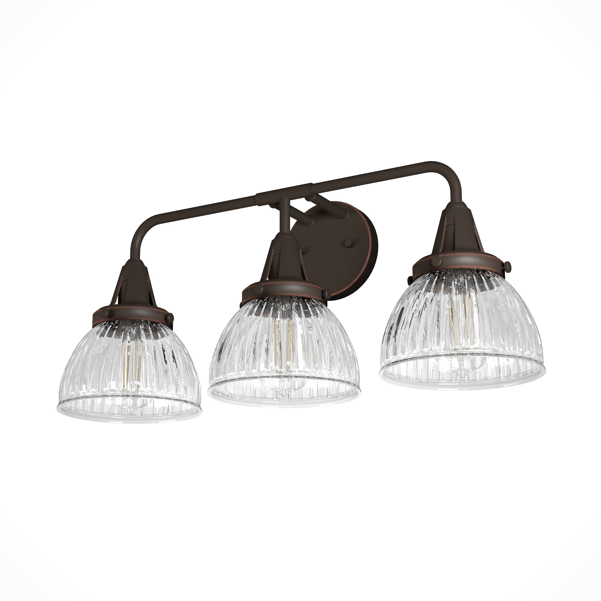 Hunter 19258 Cypress Grove 24.25-in 3 -Light Matte Copper Transitional Vanity light bar