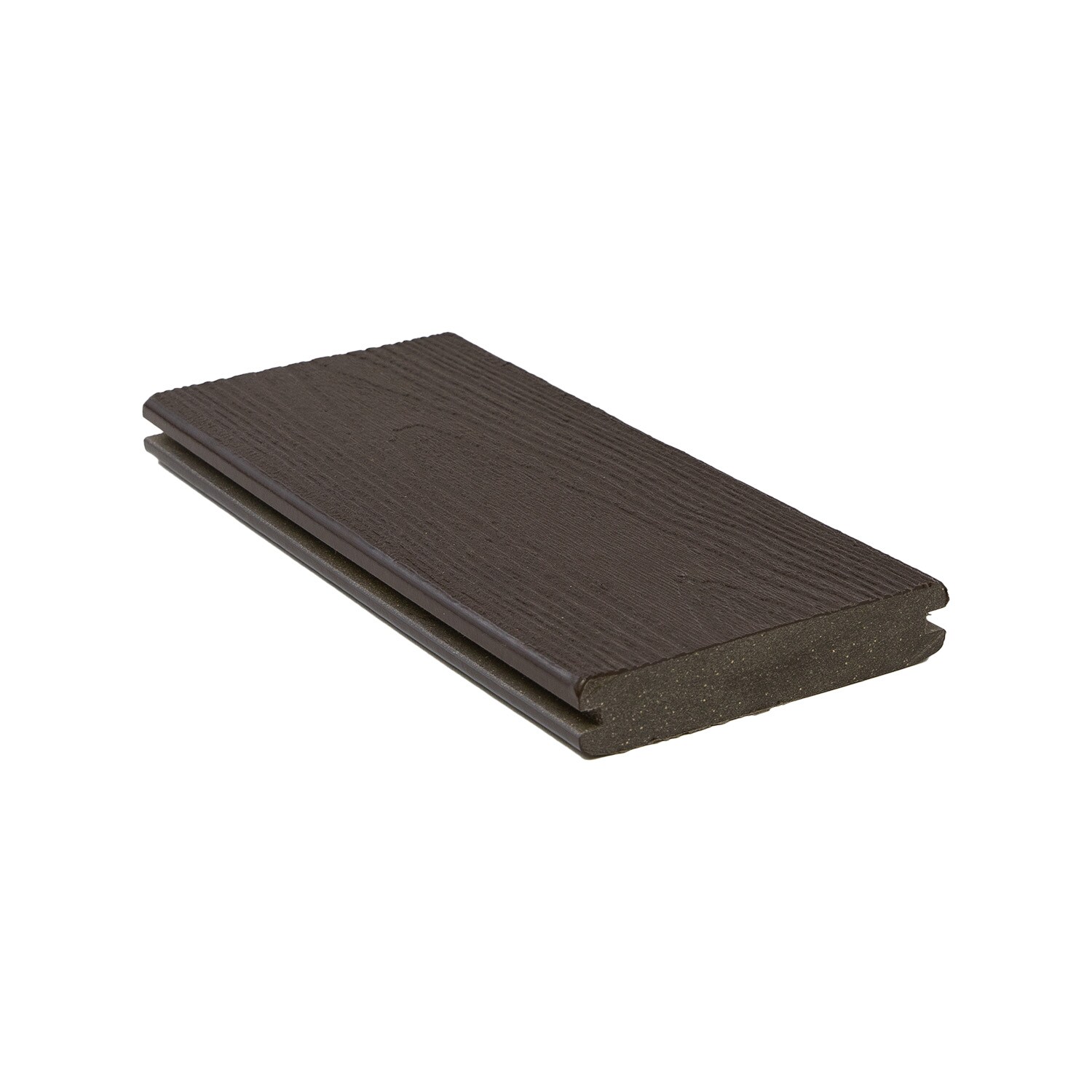 DuxxBak Composite Decking 1-in X 6-in X 20-ft Black Walnut Grooved ...