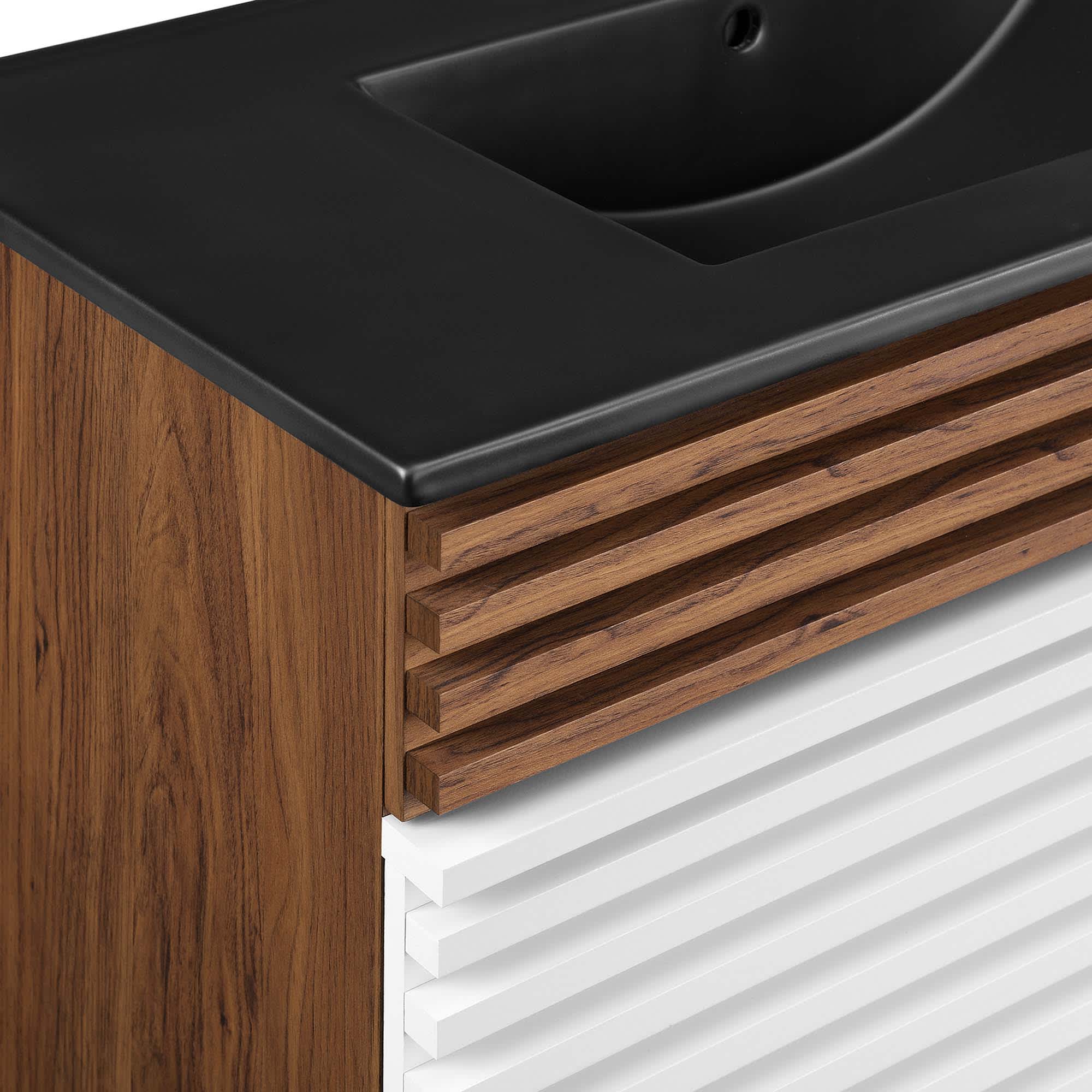 Modway EEI-5396-WHI-WAL-BLK Bath-Vanity-Combo - View #9