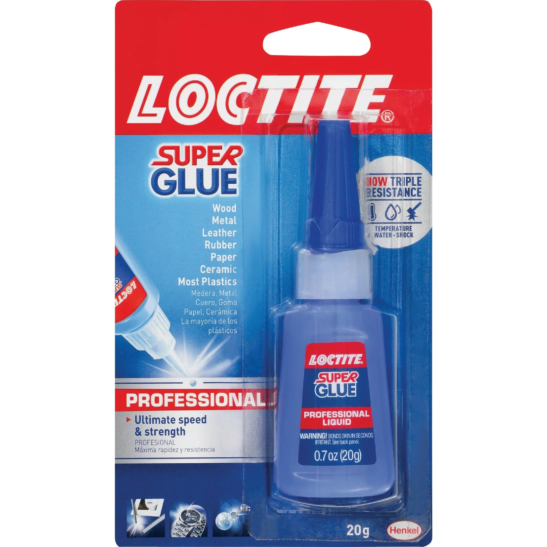 LOCTITE  Super Glue Liquid 20.29 mL Gel Fast-Drying Water-Resistant