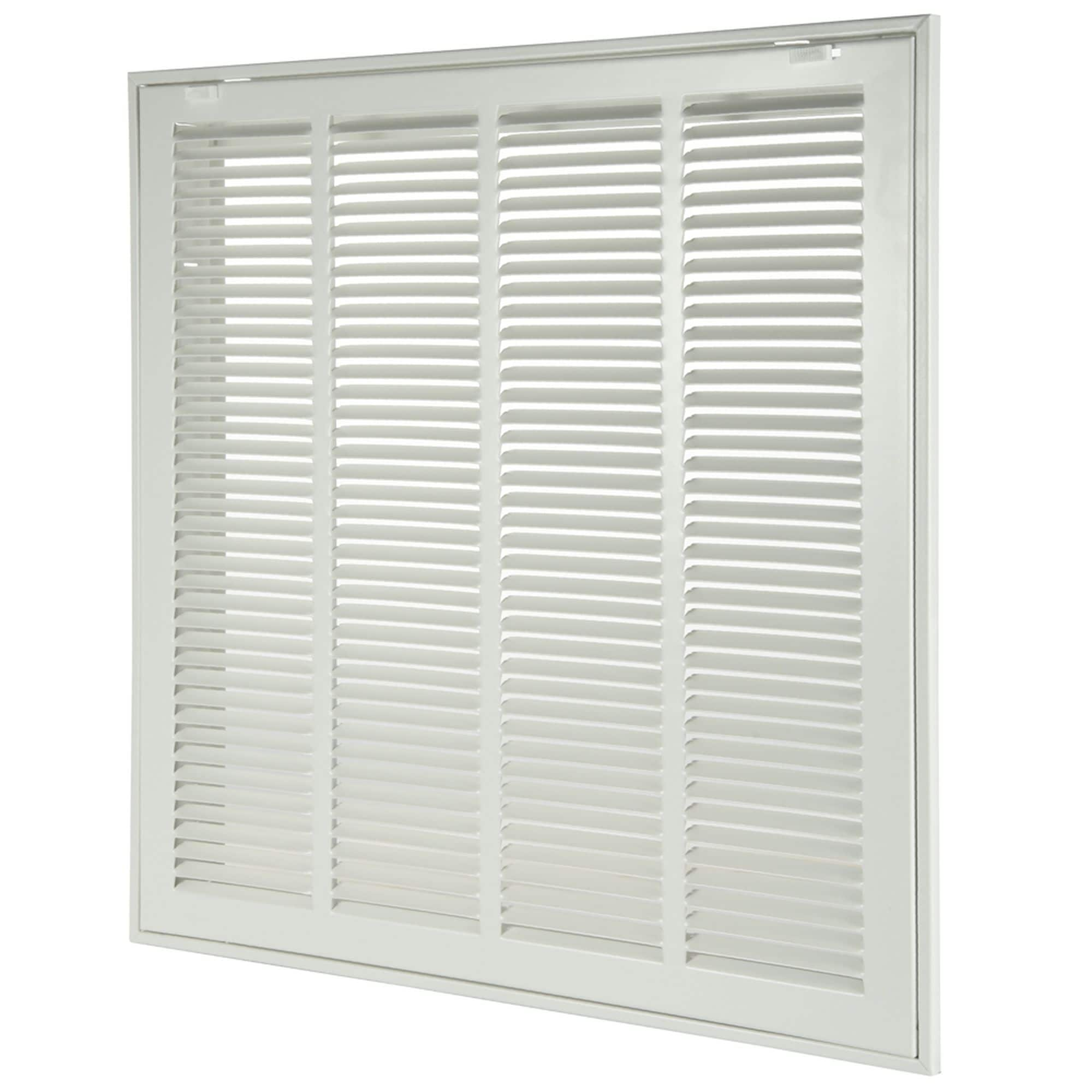 RELIABILT 25-in x 25-in Steel White Sidewall/Ceiling Return Air Filter ...