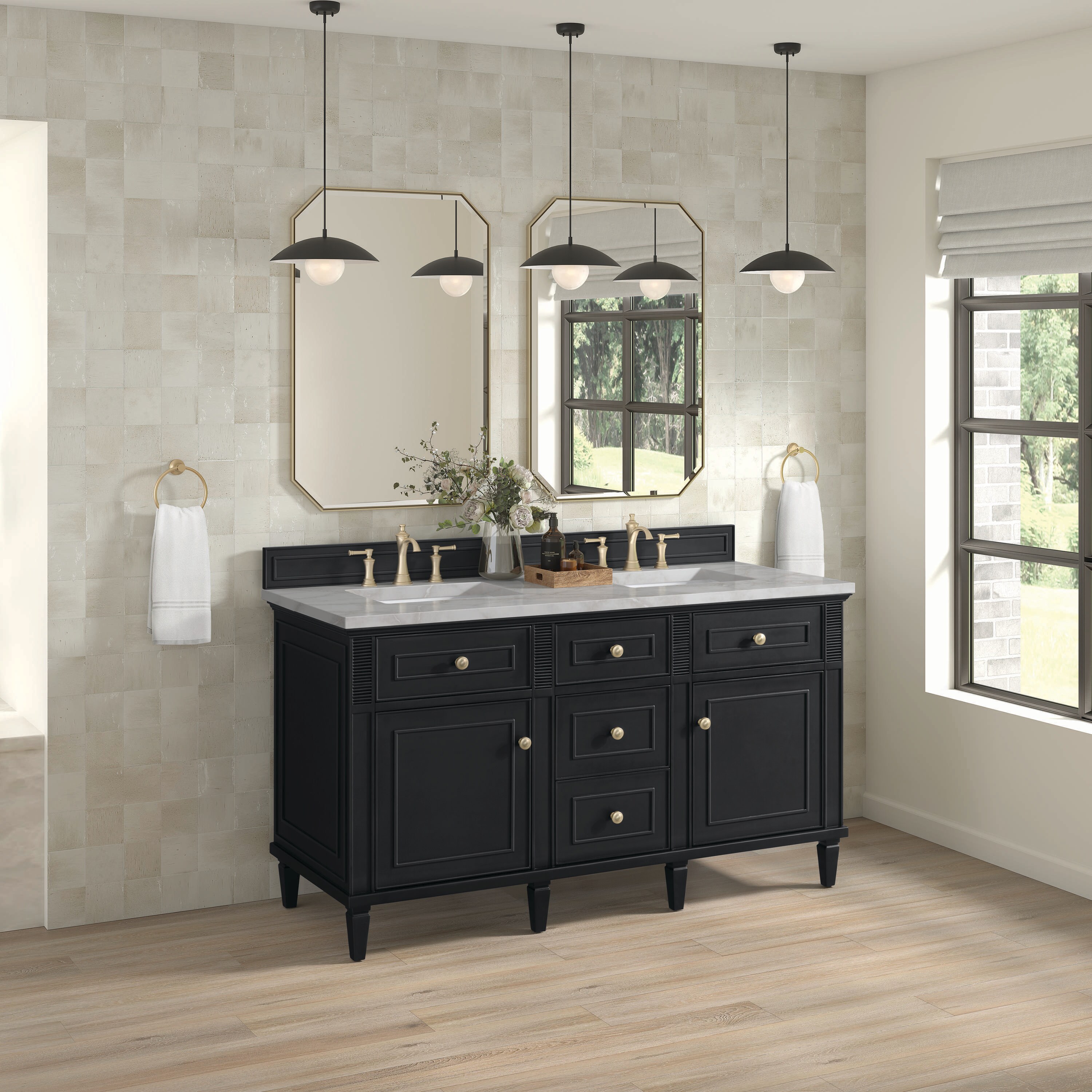 James Martin Vanities 424-V60D-BKO-3VSL Bath-Vanity-Combo - View #3