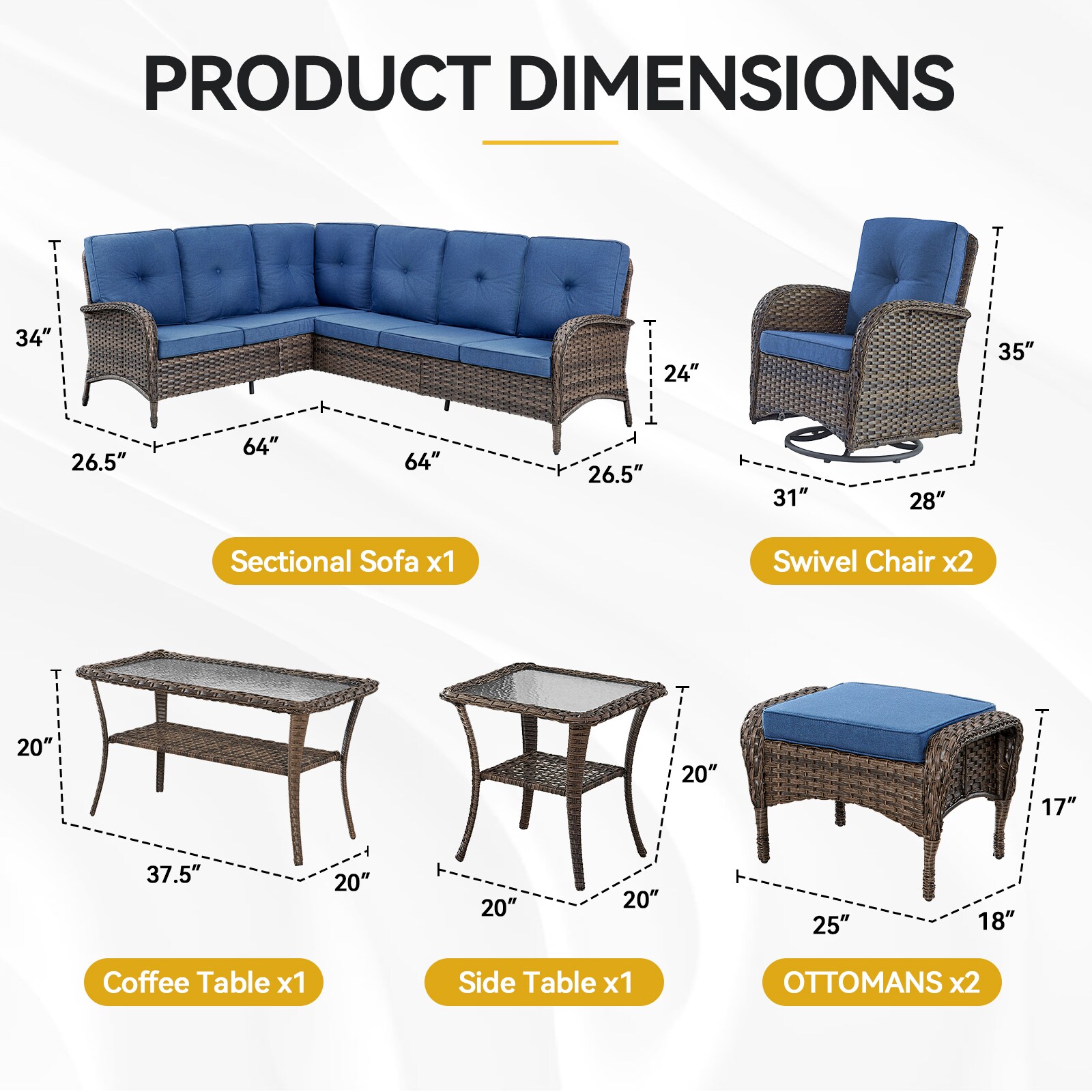 Jeehope PAK13011650085-1S Patio-Sofas-Daybeds - View #14