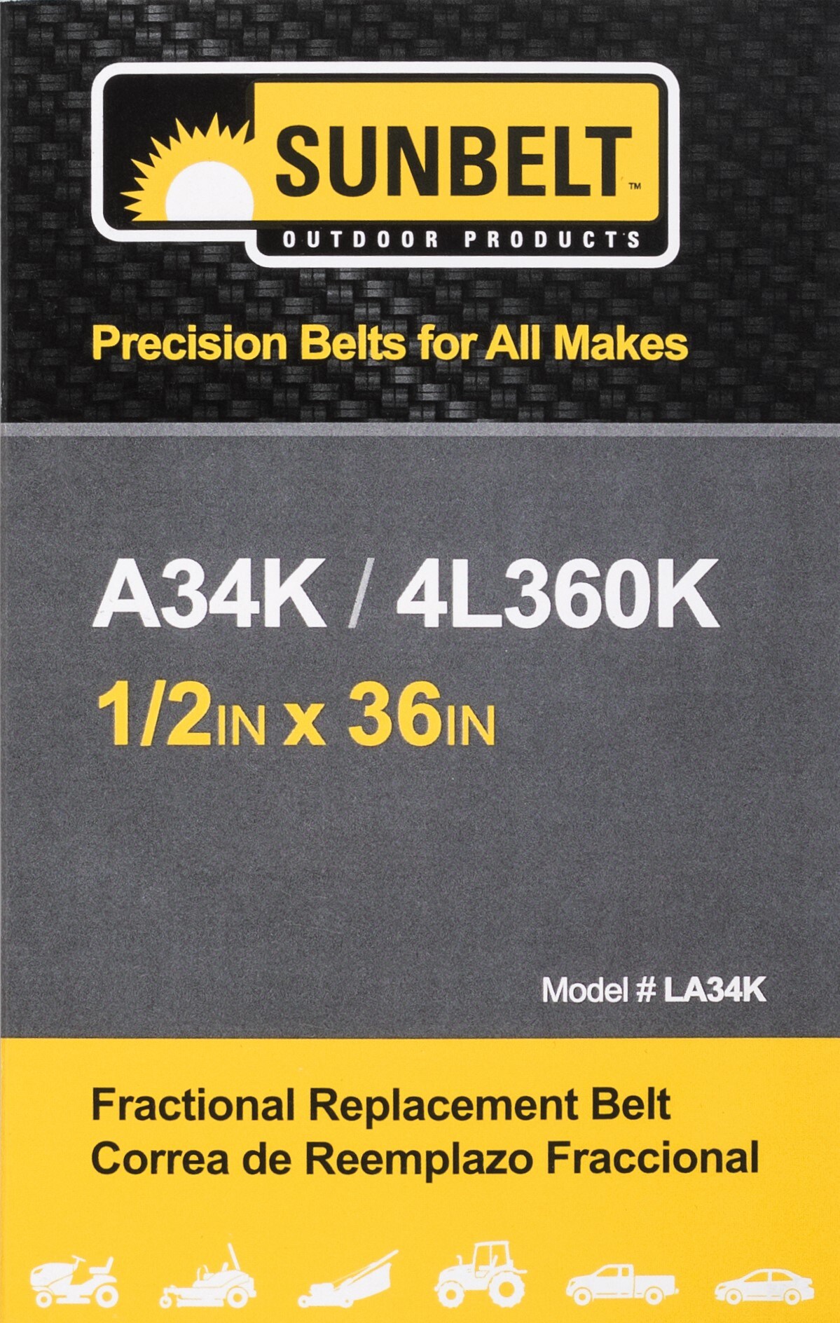 Sunbelt LA34K Riding-Mower-Belts - View #5