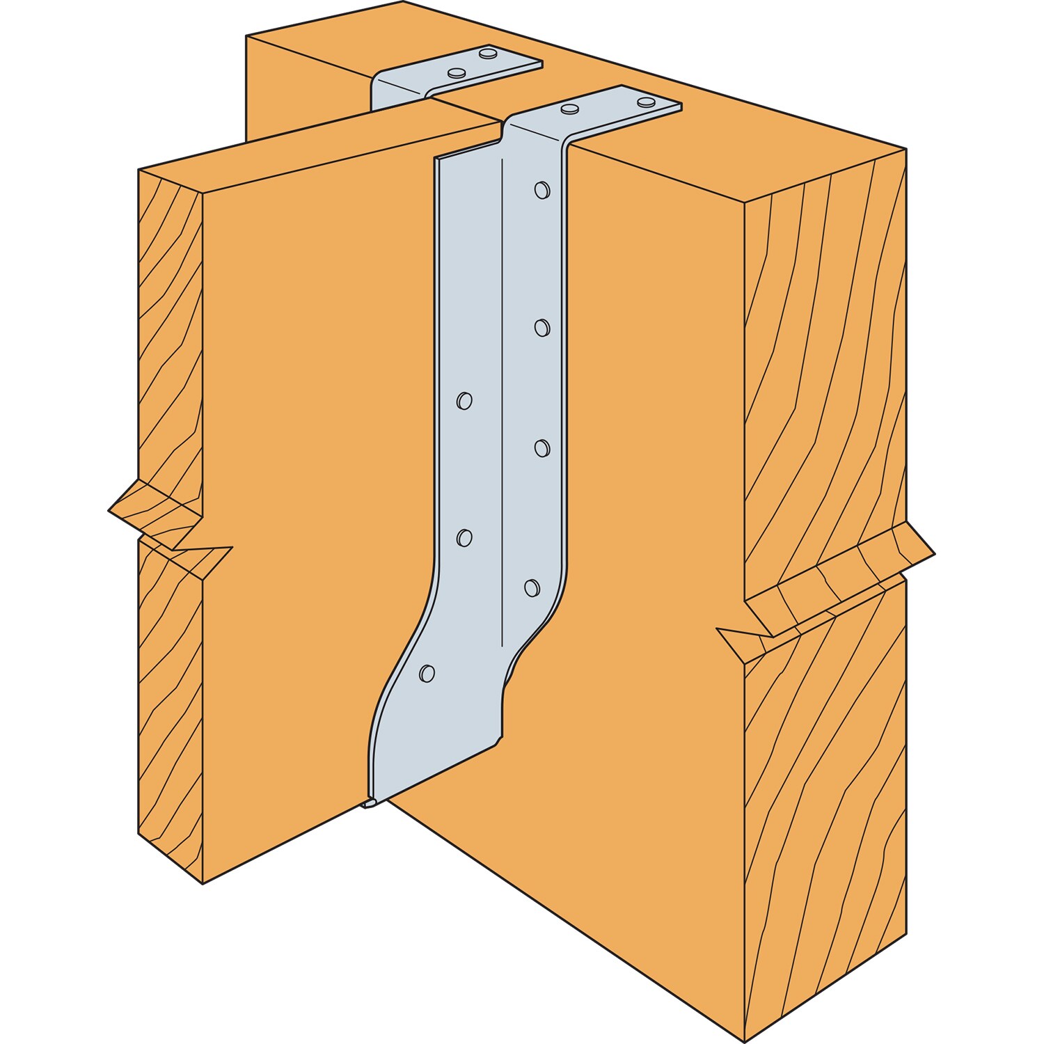 Simpson Strong-Tie SUL ZMAX Galvanized Joist Hanger for 2x10