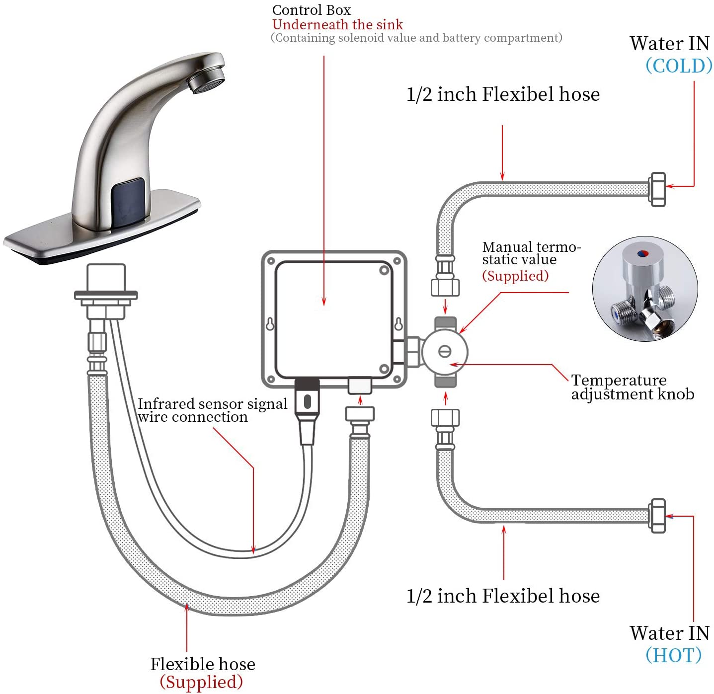 BWE A-918102-N-2 Lavatory-Faucets - View #12