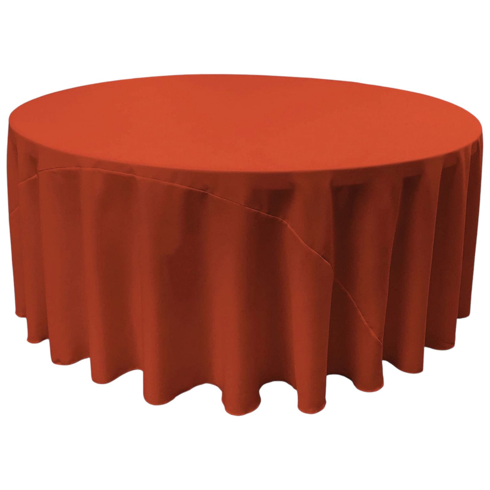 Slickblue Round Dining Room Polyester Poplin Table Cover for 108 Inch Round Tablecloth for Home Dining Tables and Event Setup Use Multiple Color Options