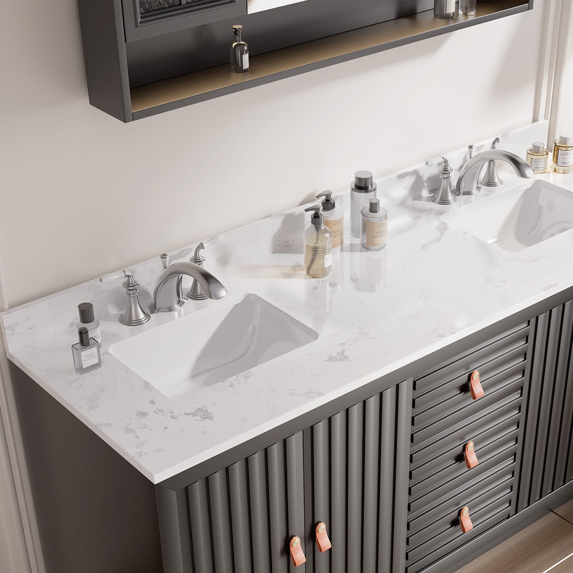 JEAREY YSG-72-WD Bath-Vanity-Combo - View #10