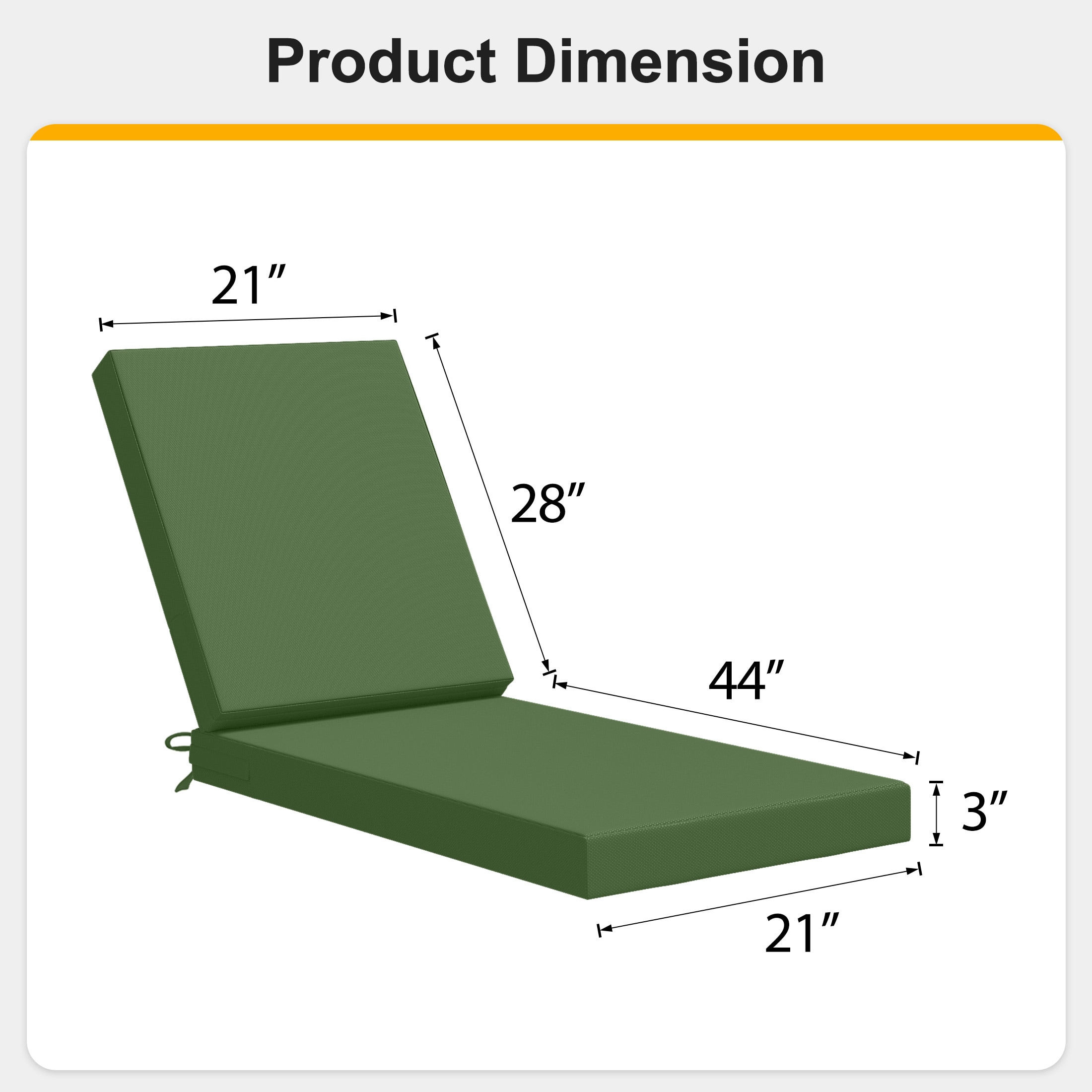 AAAAAcessories LSPC-TY-7221-LV Patio-Furniture-Cushions - View #7