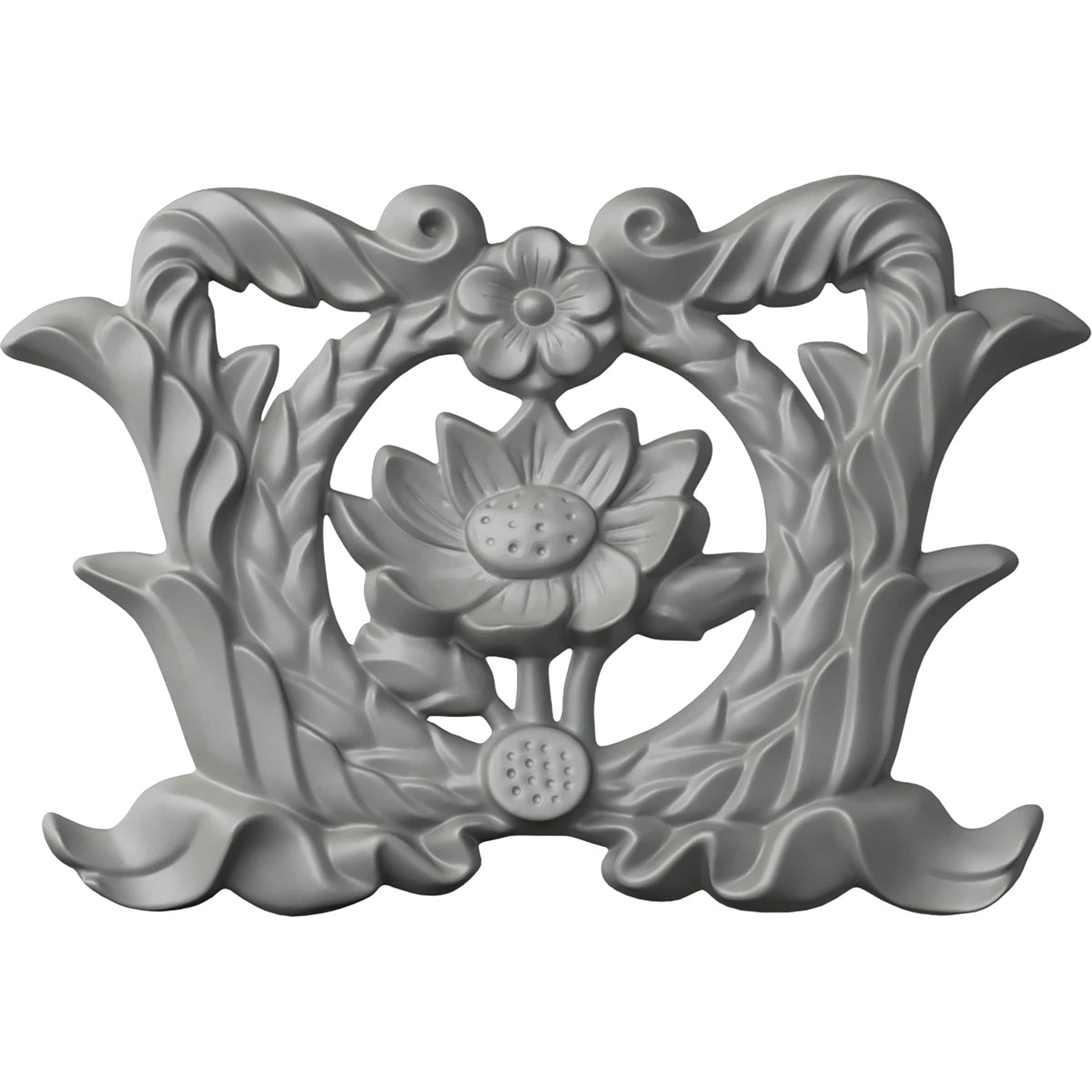 Ekena Millwork ONL08X04X00EM Emery 8.25-Inches W x 4.75-Inches H Primed Applique