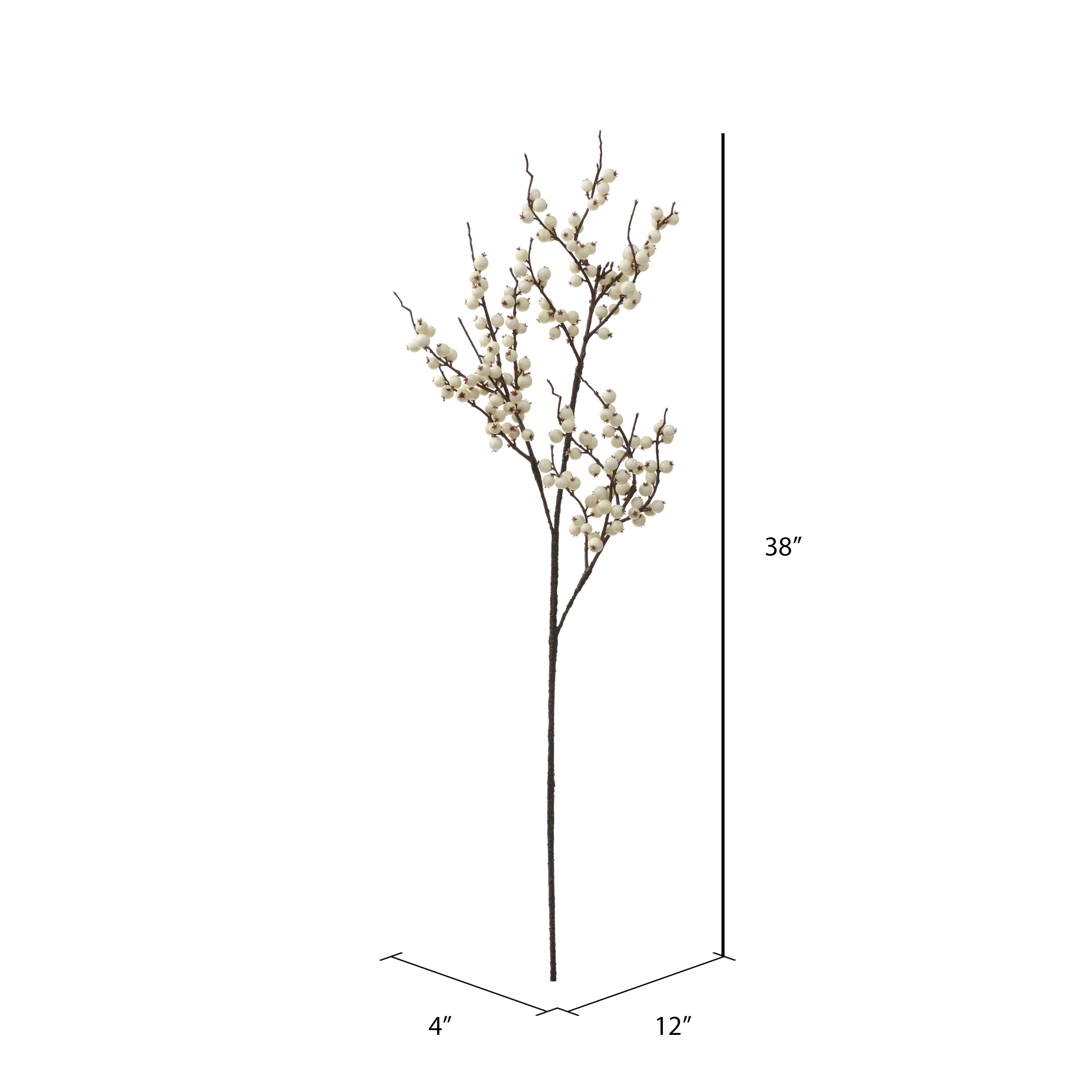 Vickerman White Berry Spray Christmas Tree Pick at