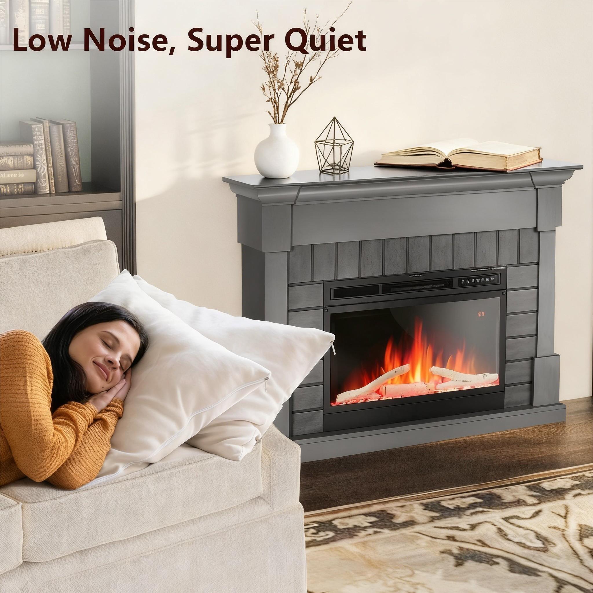 COWSAR LSRW-SM128G-928BH Electric-Fireplaces - View #6
