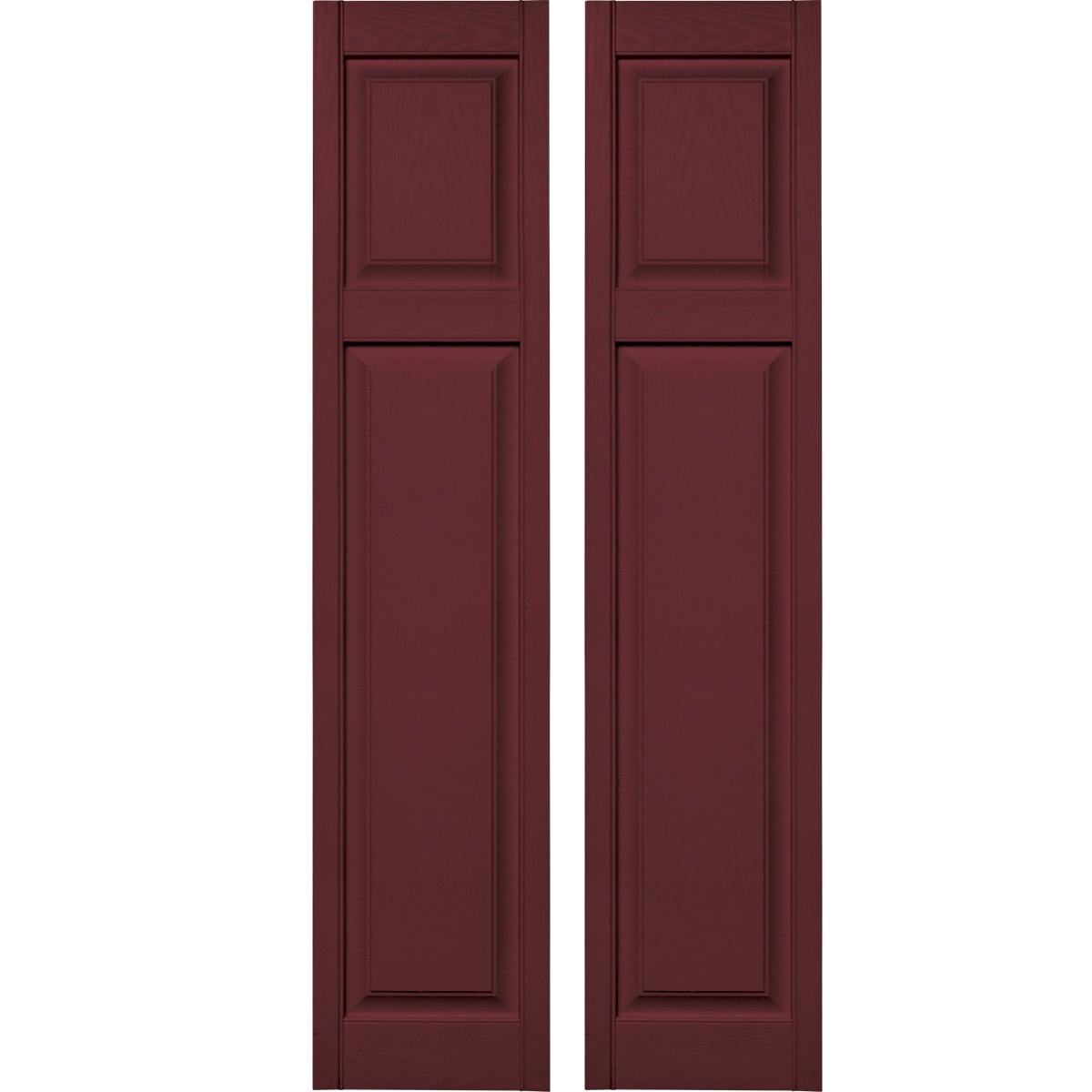 Vantage V4714167078 14.75-in W x 66.75-in H Wineberry Exterior Shutters