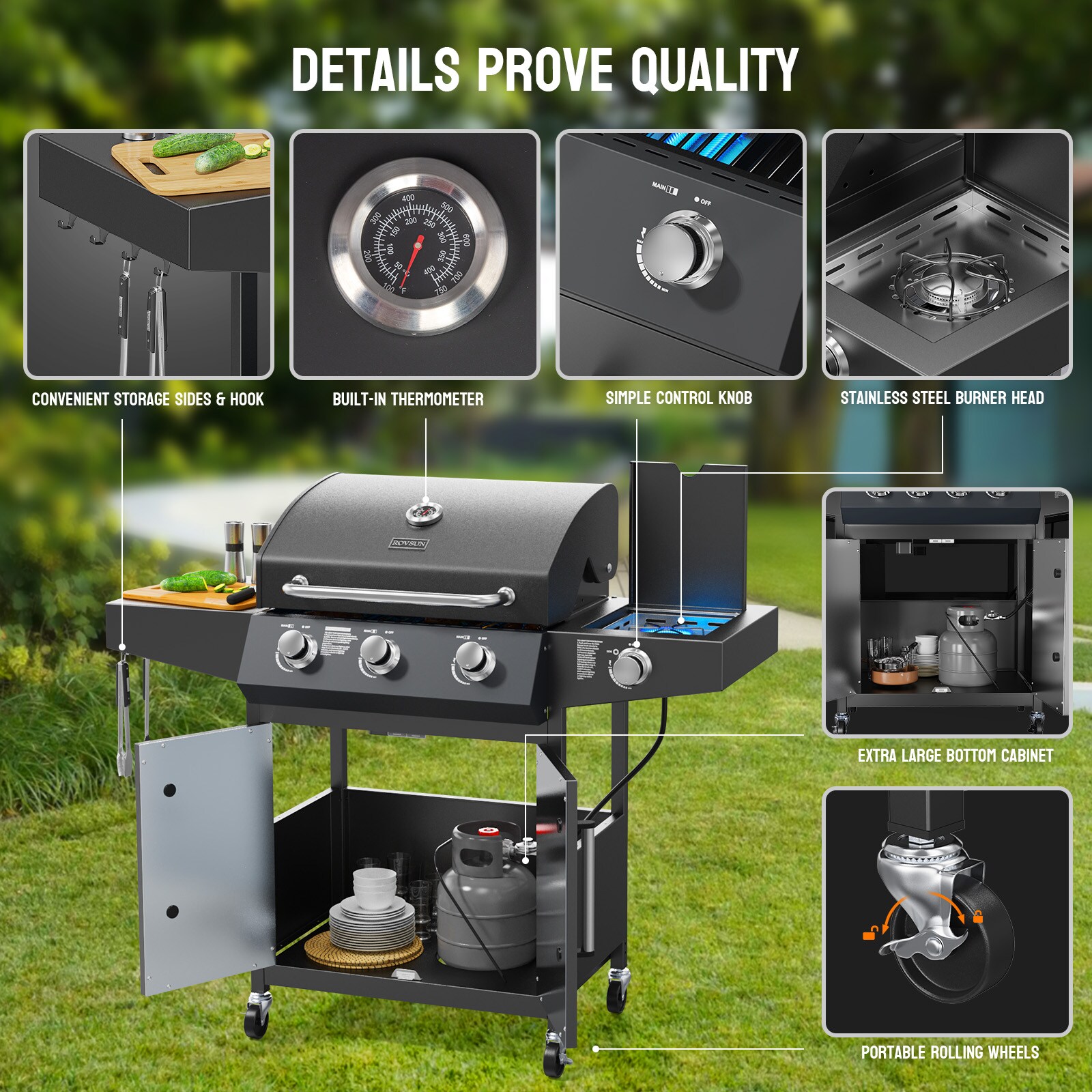 ROVSUN LS-G57000760 Tabletop-Grills - View #8