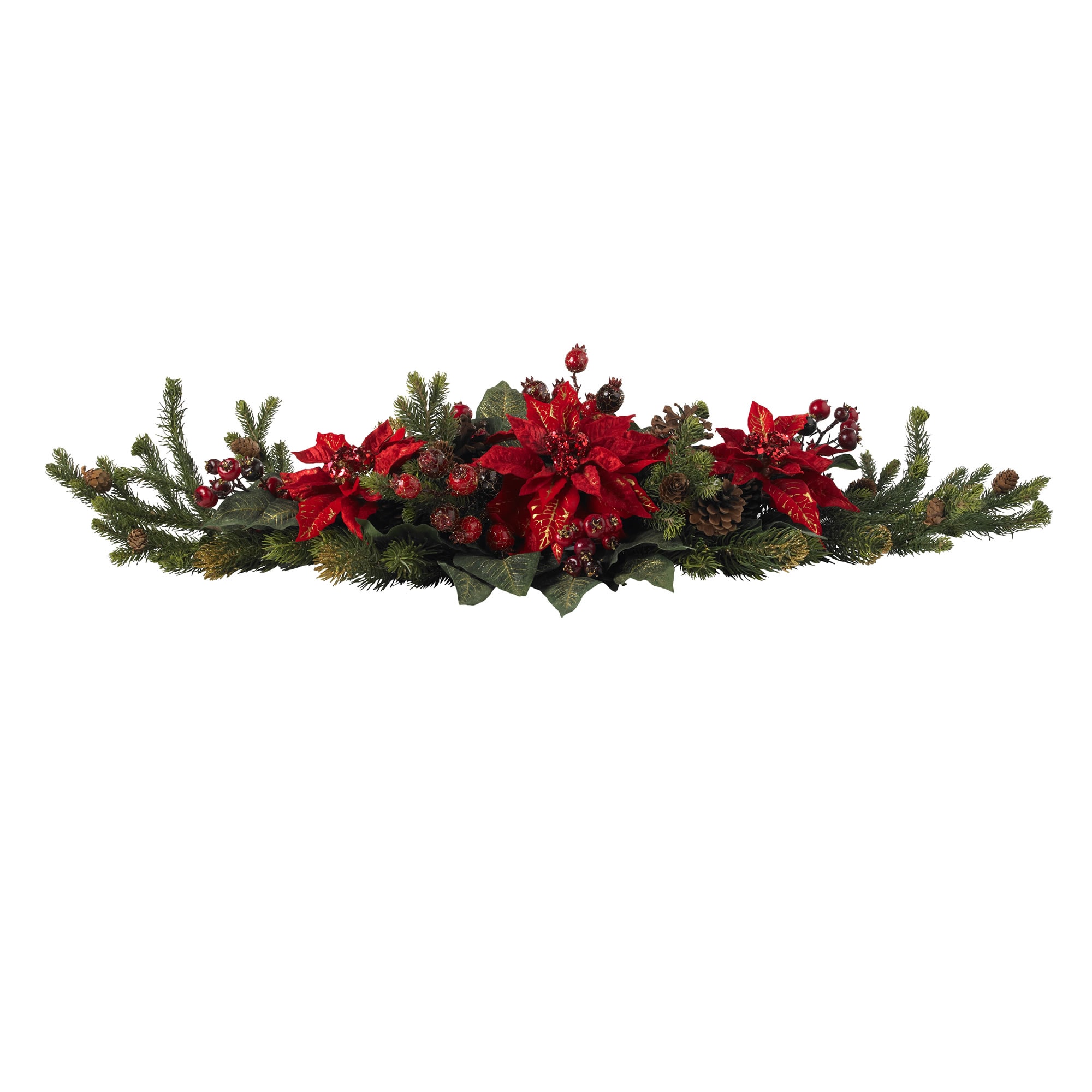 Poinsettia 36-inch-tall Christmas Decorations At Lowes.com