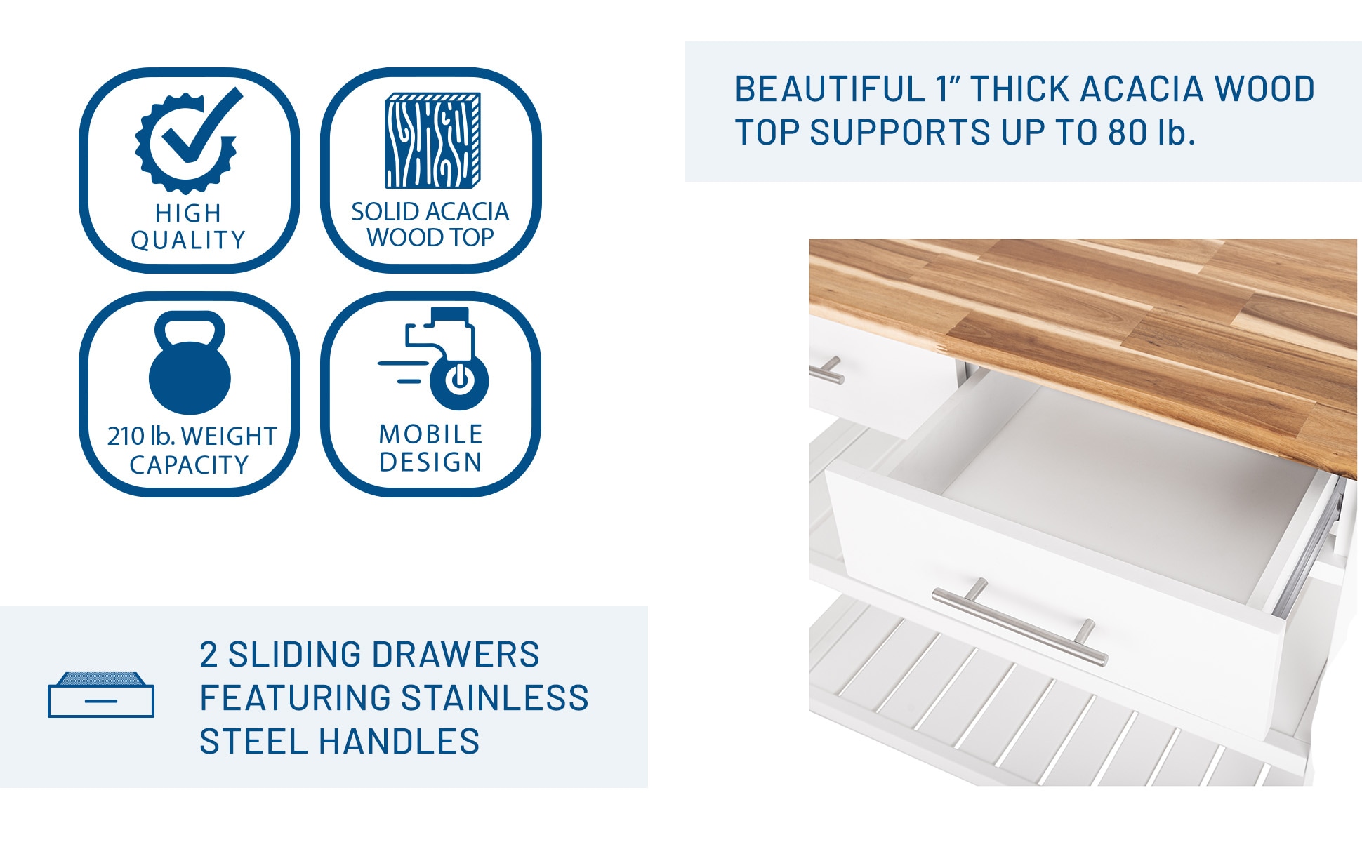 Seville Classics FRN04748B Kitchen-Furniture - View #2