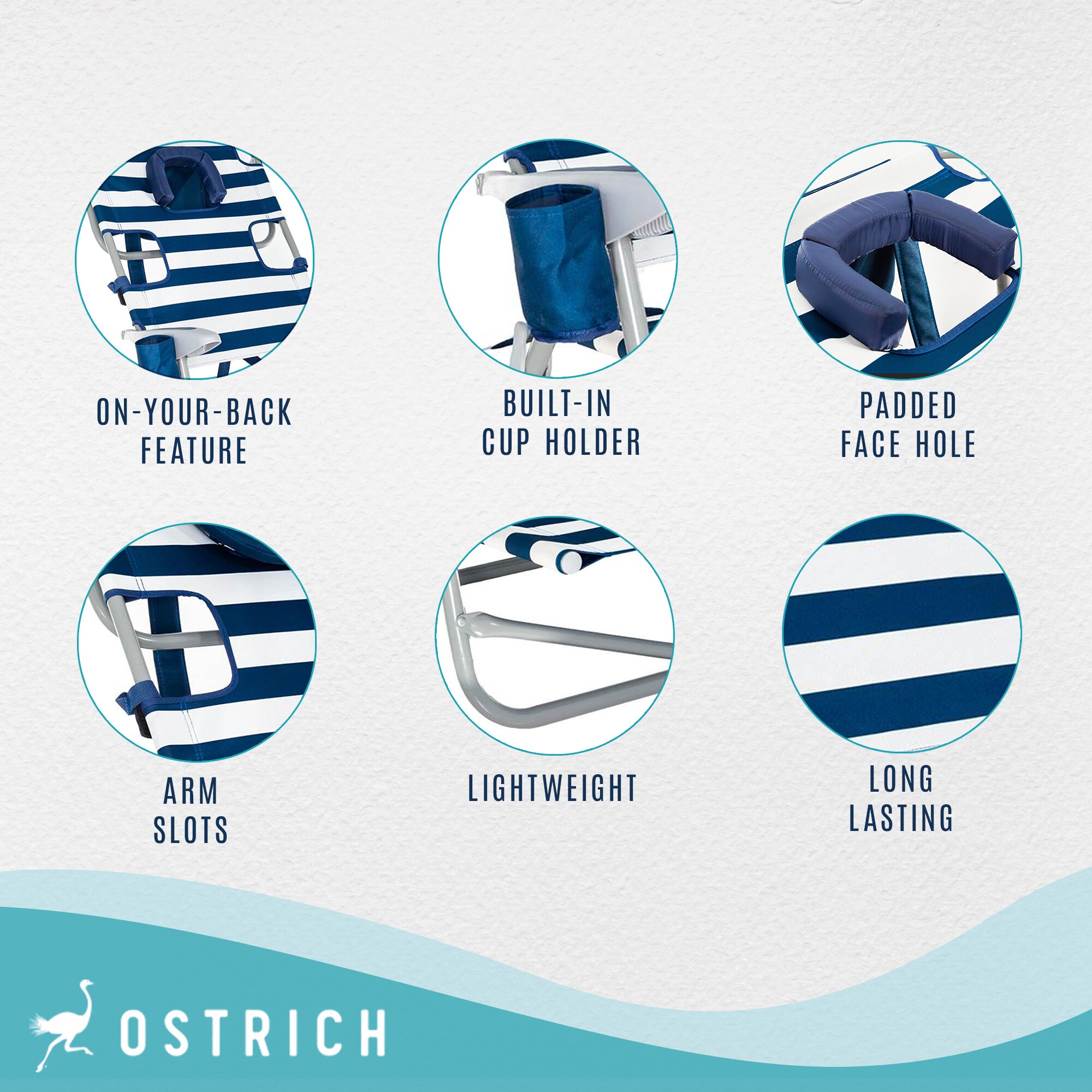 Ostrich DLXOYB-1003S Beach-Camping-Chairs - View #2