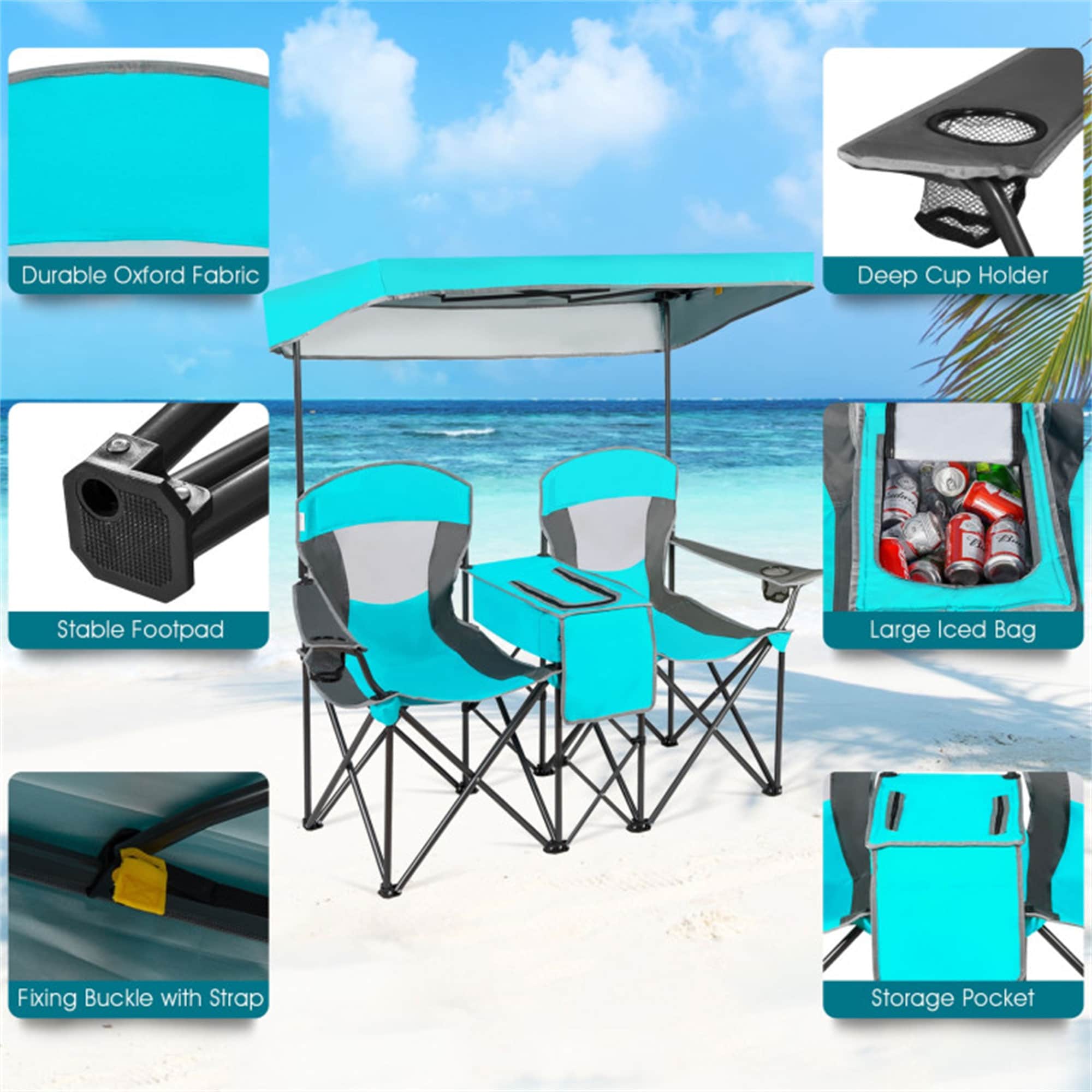BABOOM BOM-70569NY-CO Beach-Camping-Chairs - View #9