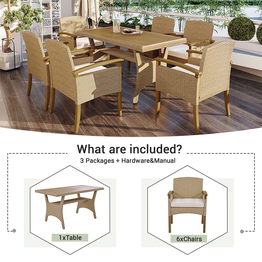 Runesay PADINSETS-10 Patio-Dining-Sets - View #4