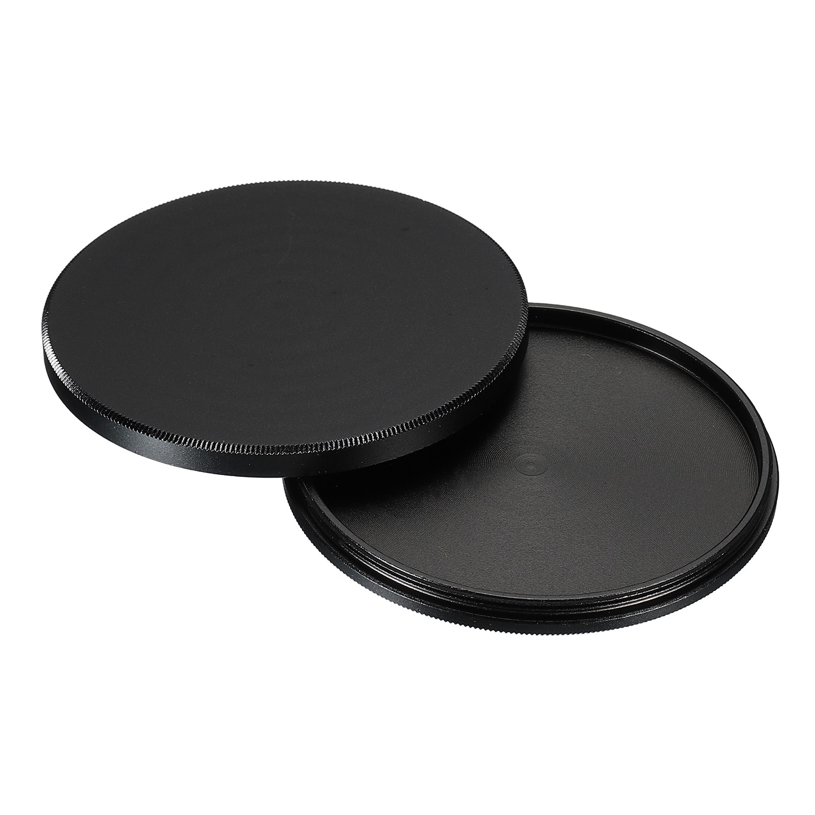 PATIKIL 58mm Lens Cap Camera Lens Cap Cover Universal Front Metal Lens Filter Stacks Cap Protective Case for 58mm Camera Circular Polarizing Fader ND Filter Black
