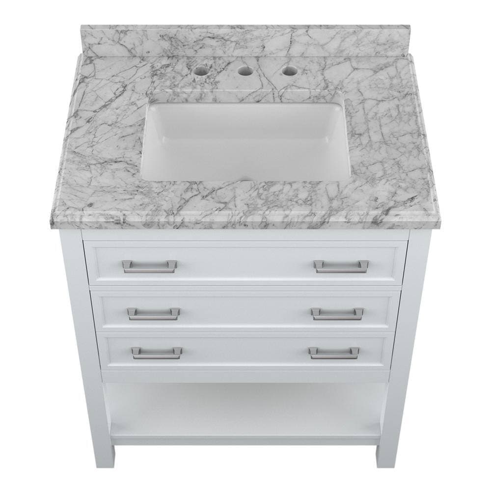 Design Element AF-31-WHI Bath-Vanity-Combo - View #4