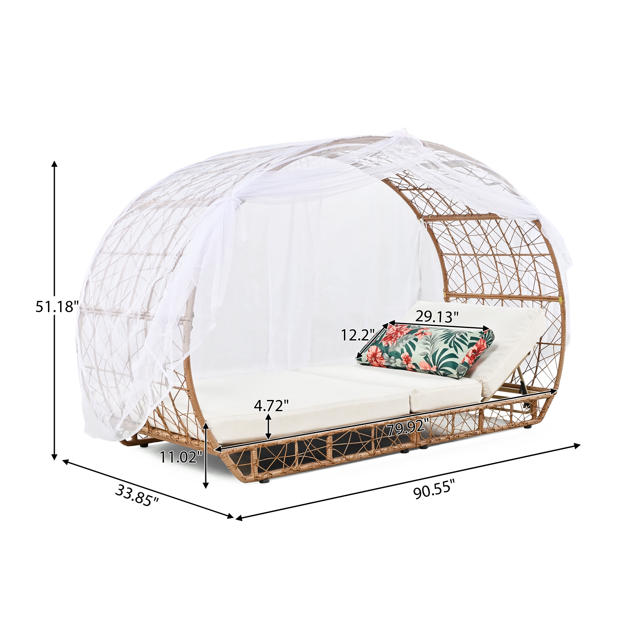 BABOOM BOM-1228AAA-OR Patio-Sofas-Daybeds - View #6