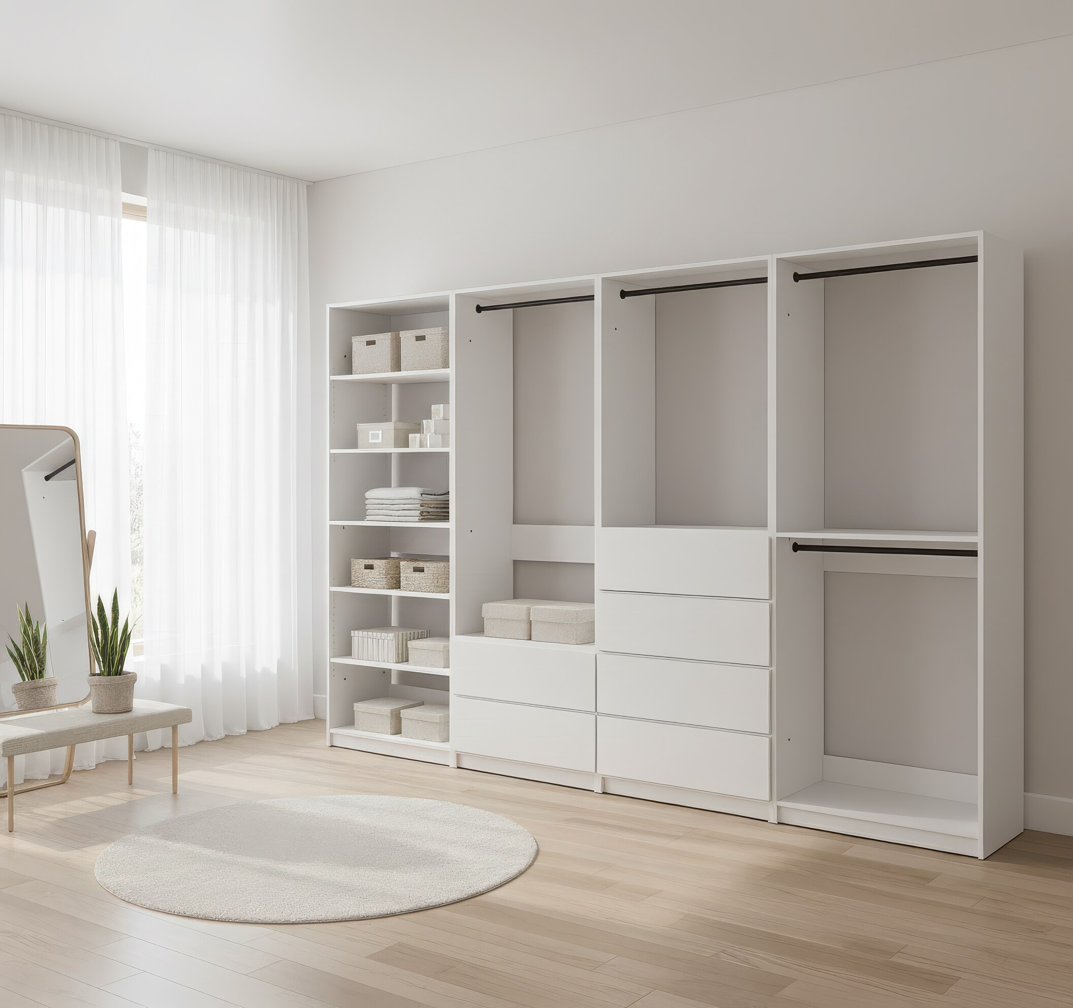 LUXEYARD DS-J-040S148 Wood-Closet-Kits - View #8