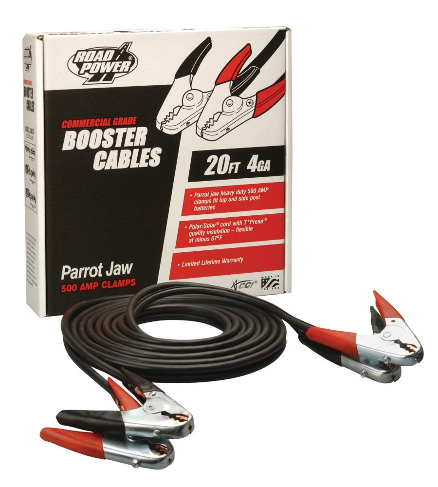 Industrial Heavy duty 15 Feet 1 Gauge Booster Jumper Cables 