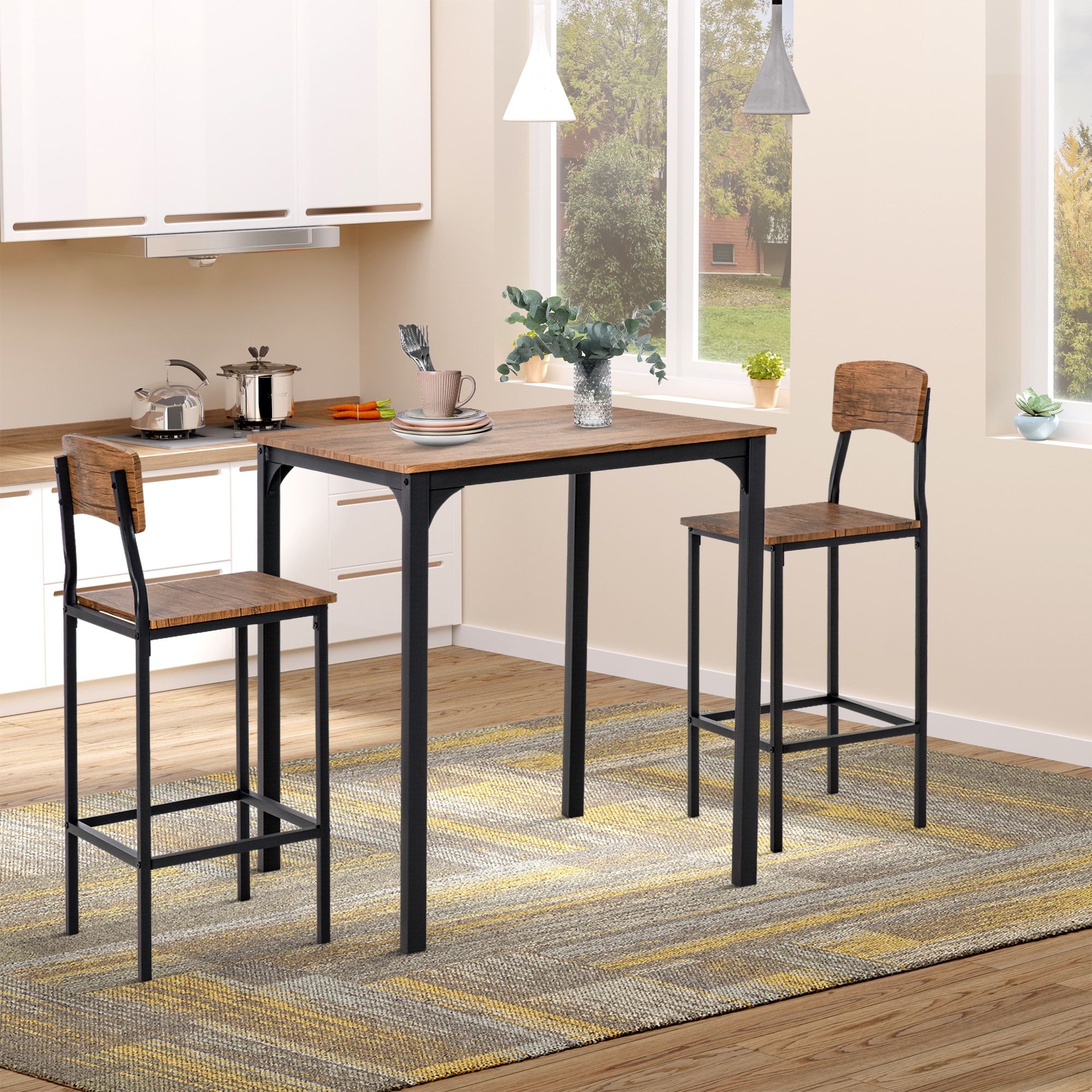 HomCom 835-213V80BK Home-Bars - View #2