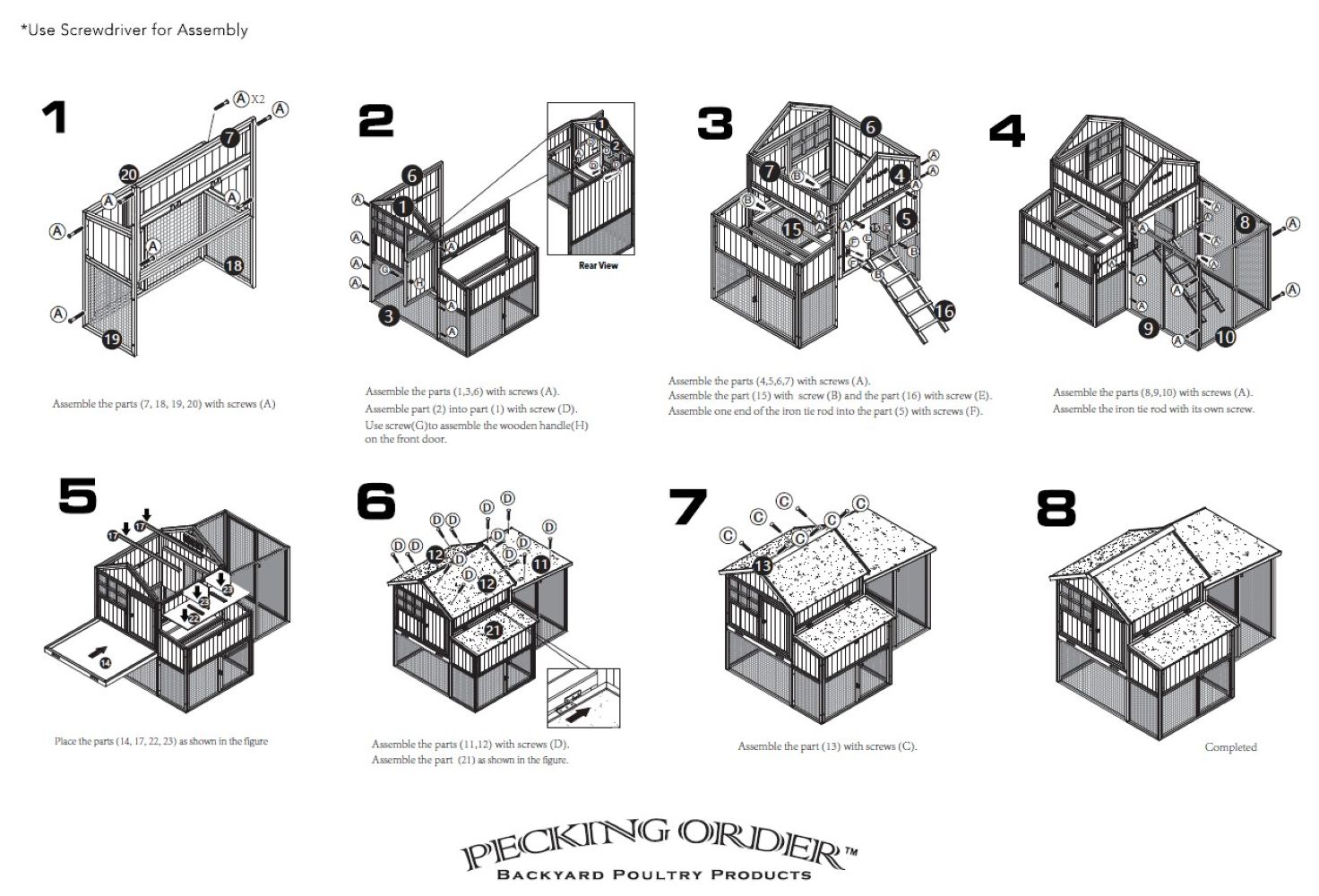 Pecking Order 9820 Chicken-Coops-Rabbit-Hutches - View #7