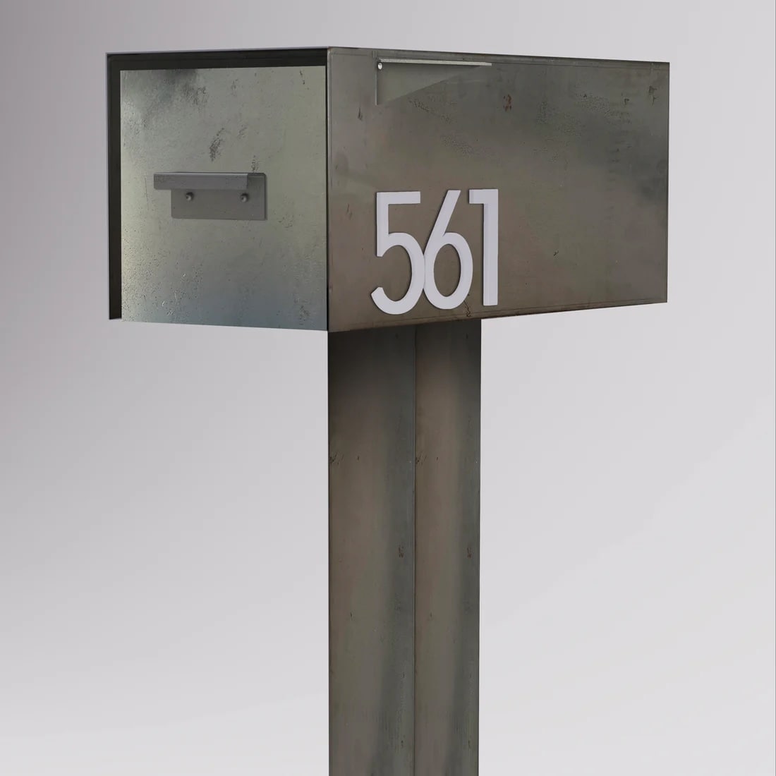 Post & Porch L-MALONE-CORTEN Mailbox-Posts - View #8