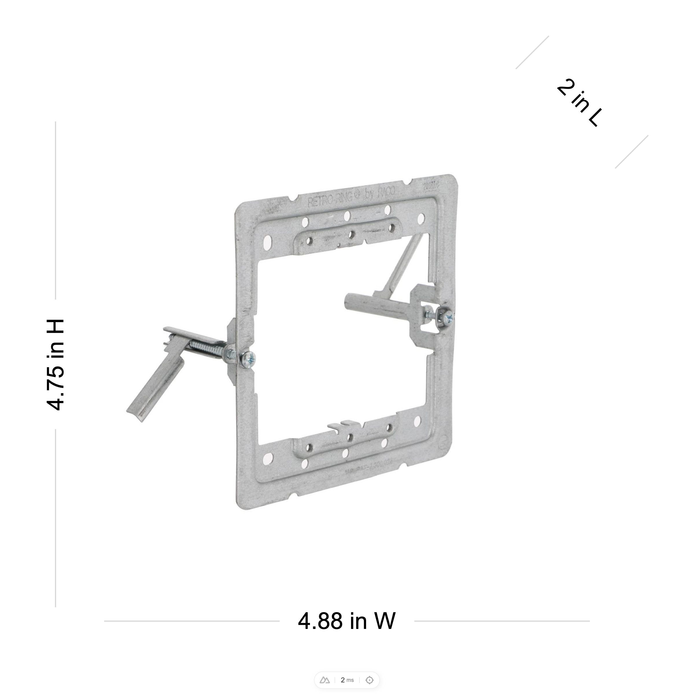 Hubbell 8206RAC Electrical-Box-Mounting-Brackets - View #2