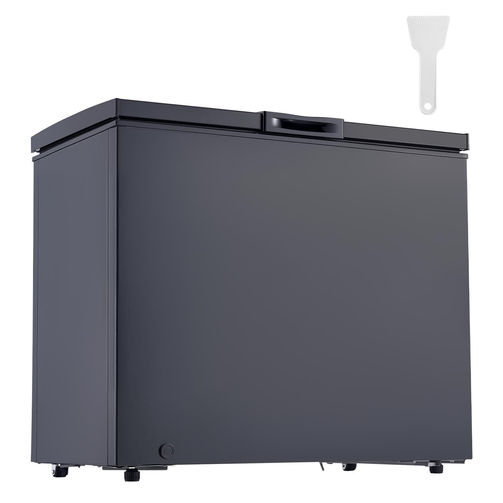 GIVIMO 6.7-cu ft Chest Freezer Compact Free-Standing Deep Freezer with 2 Removable Baskets and Adjustable Thermostat for Garage Use Energy-Saving Low-Noise in Black #LW038GIVSS1213