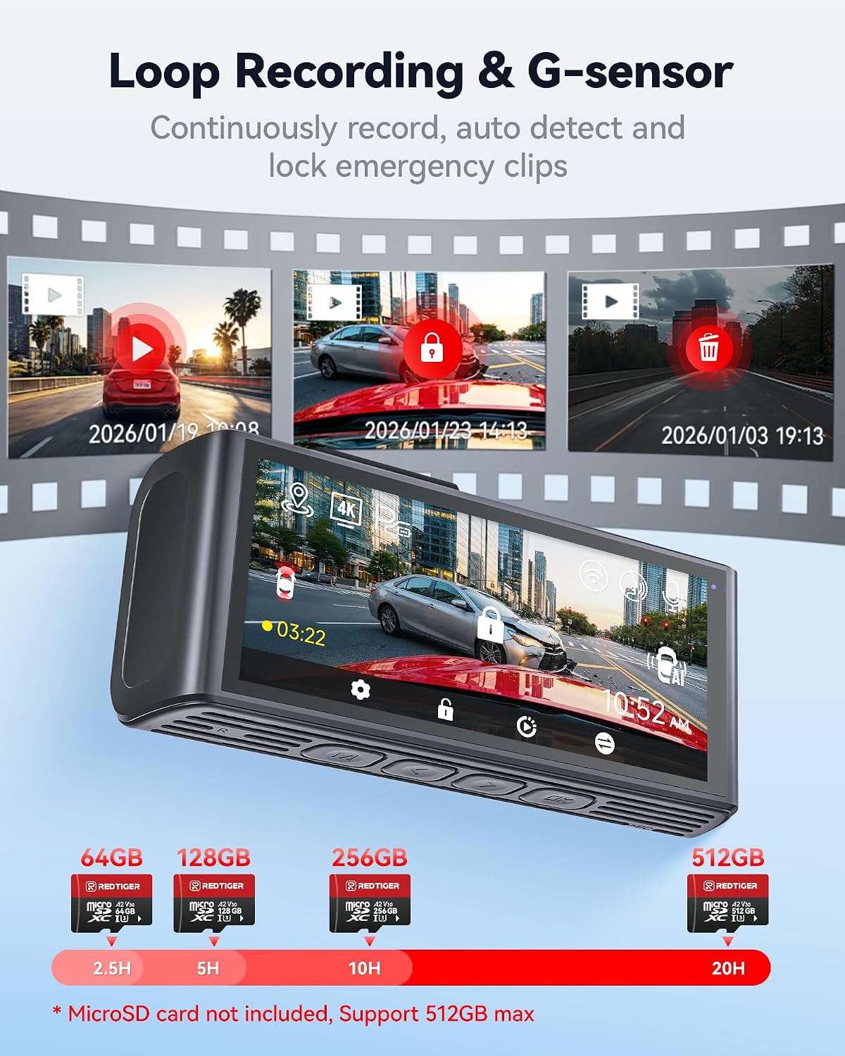 Redtiger F7NA Dash-Cams - View #5