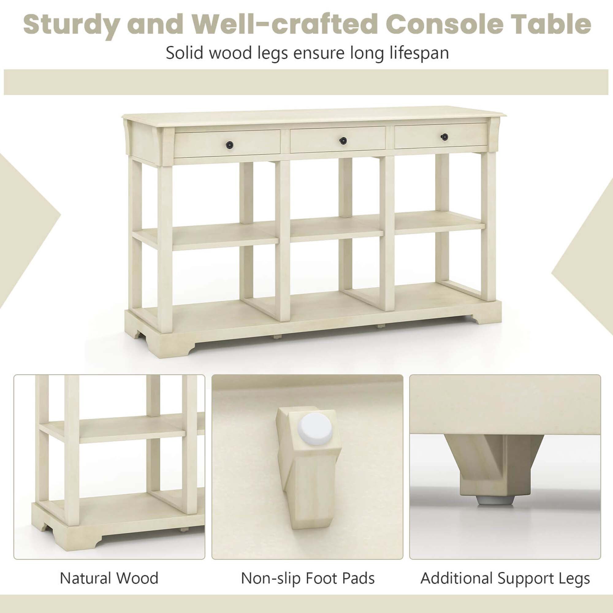 Costway HCST02248 Console-Sofa-Tables - View #4