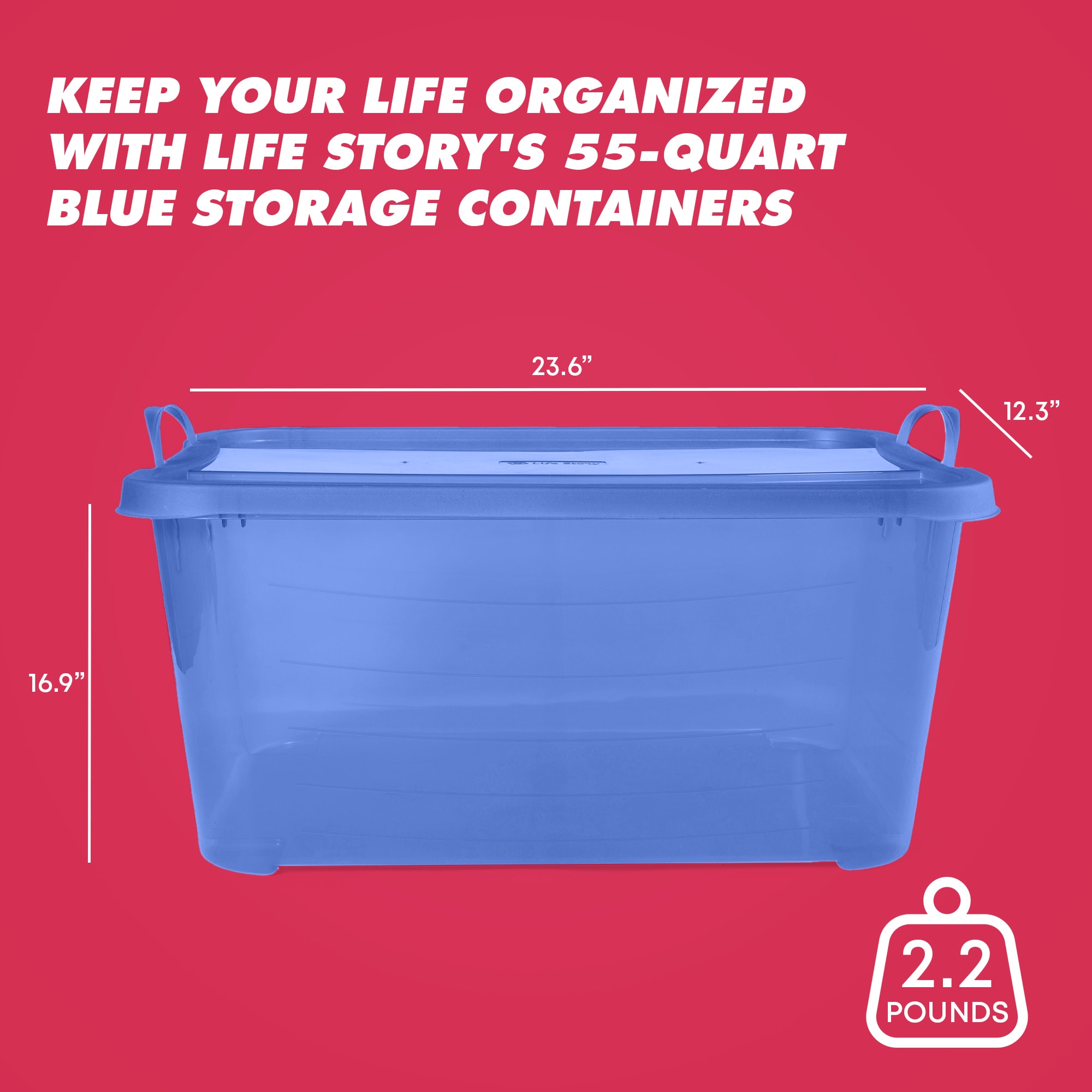 Life Story 77935 Plastic-Storage-Totes - View #3