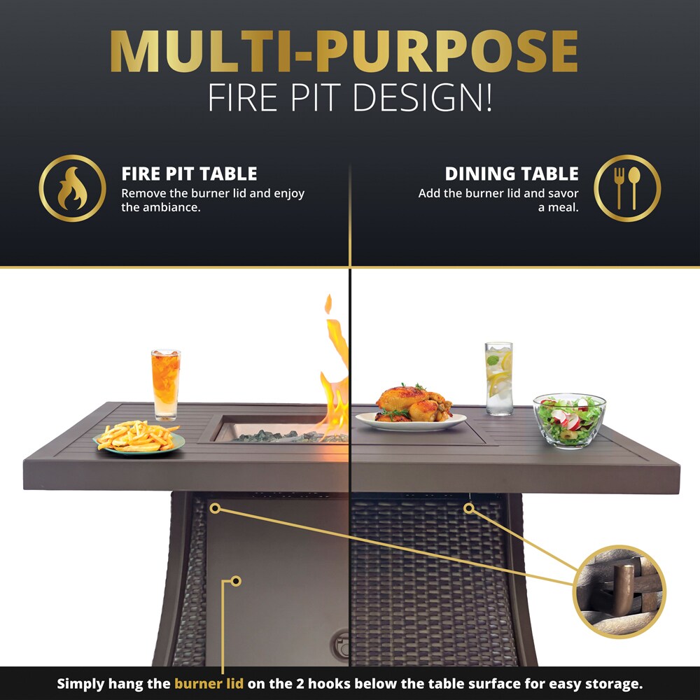 Kinger Home FP-006T Outdoor-Gas-Firepits - View #4