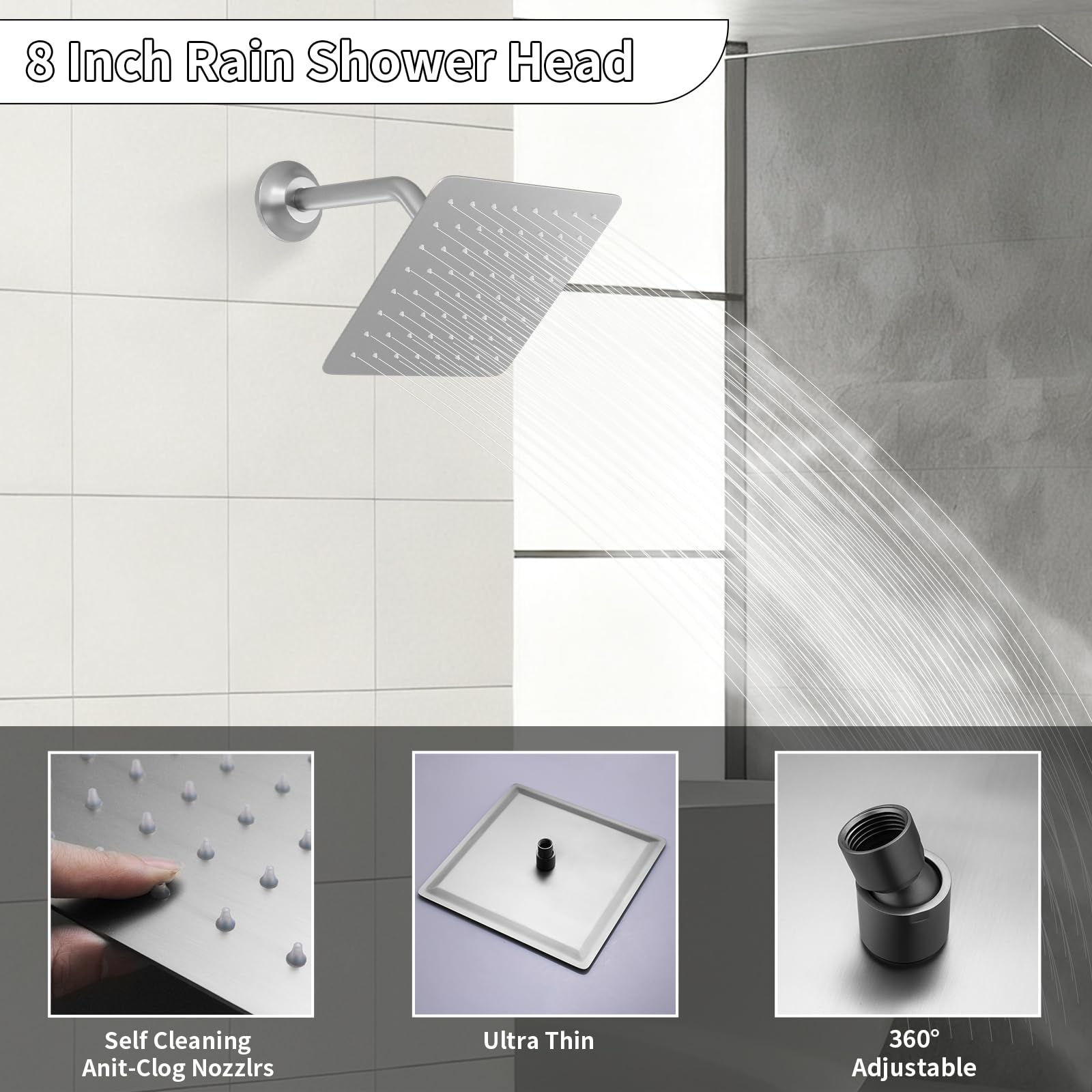ITOPFOX LIT0814I014 Fixed-Showerhead - View #2